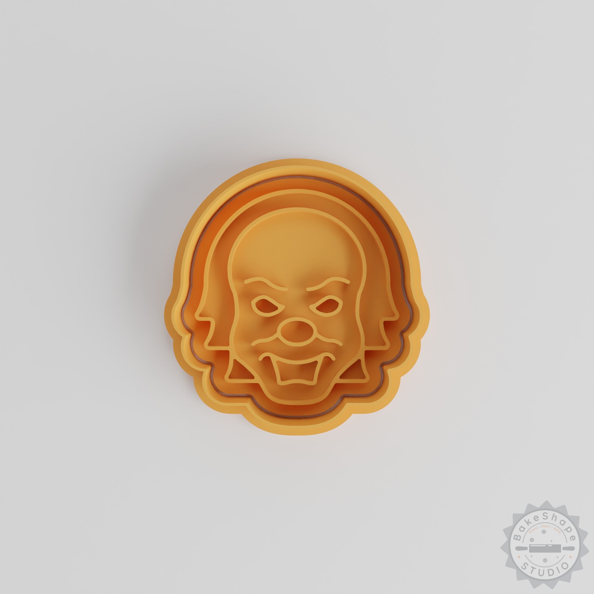 Horror Clown Cookie Cutter Set, 6 Piece, Halloween Scary IT Design, S/M/L Sizes