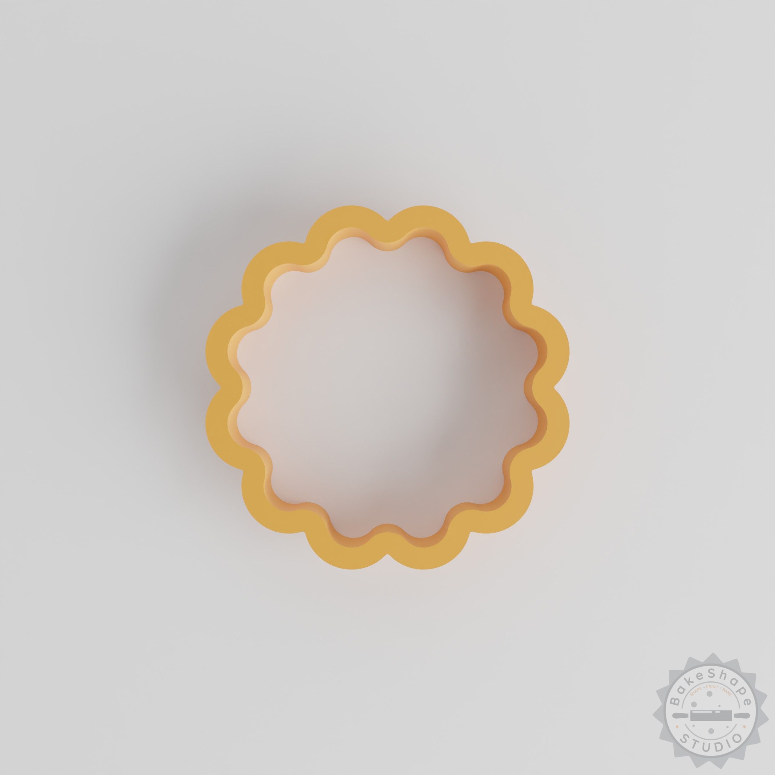 Rounded corner star shape cutter set STL for 3D printing in 18 sizes for cookies and fondant