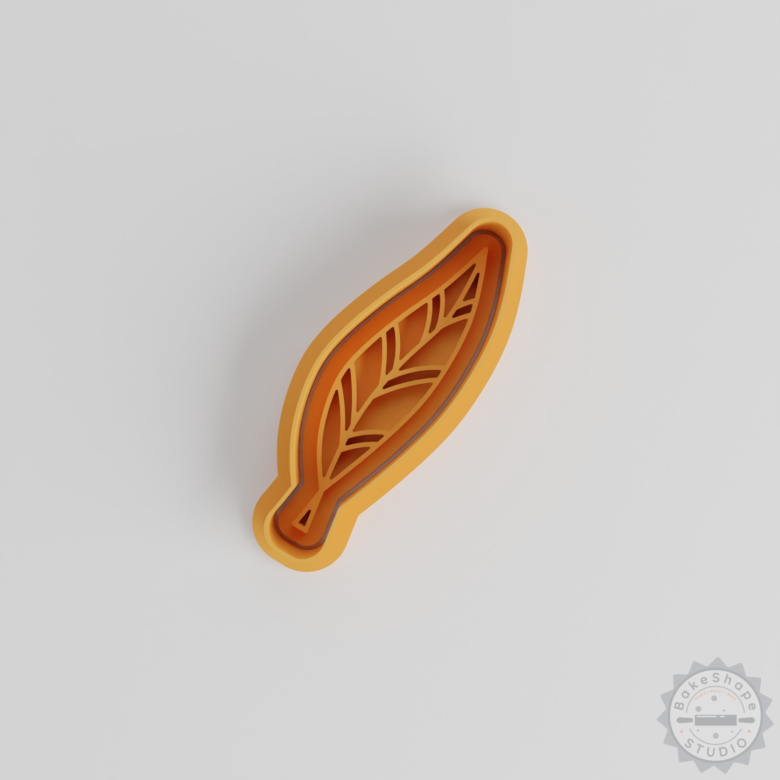 Leaf Shape Cutter and Stamp Set, Perfect for Cookies and Fondant, 6-Piece Pack in S/M/L Sizes