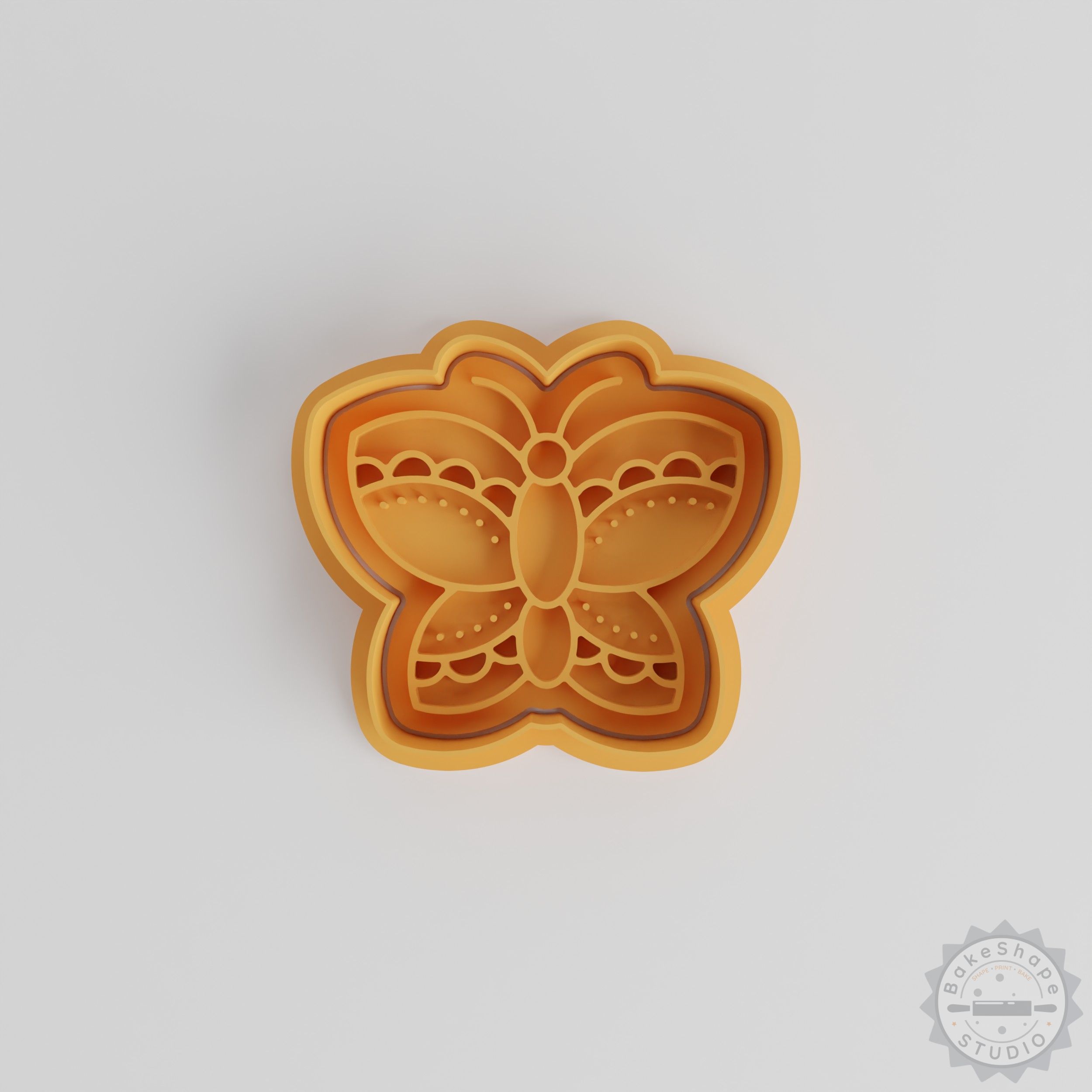 Butterfly Cookie Cutter and Stamp Set, 6-Piece, S/M/L Sizes, Perfect for Cookies and Fondant