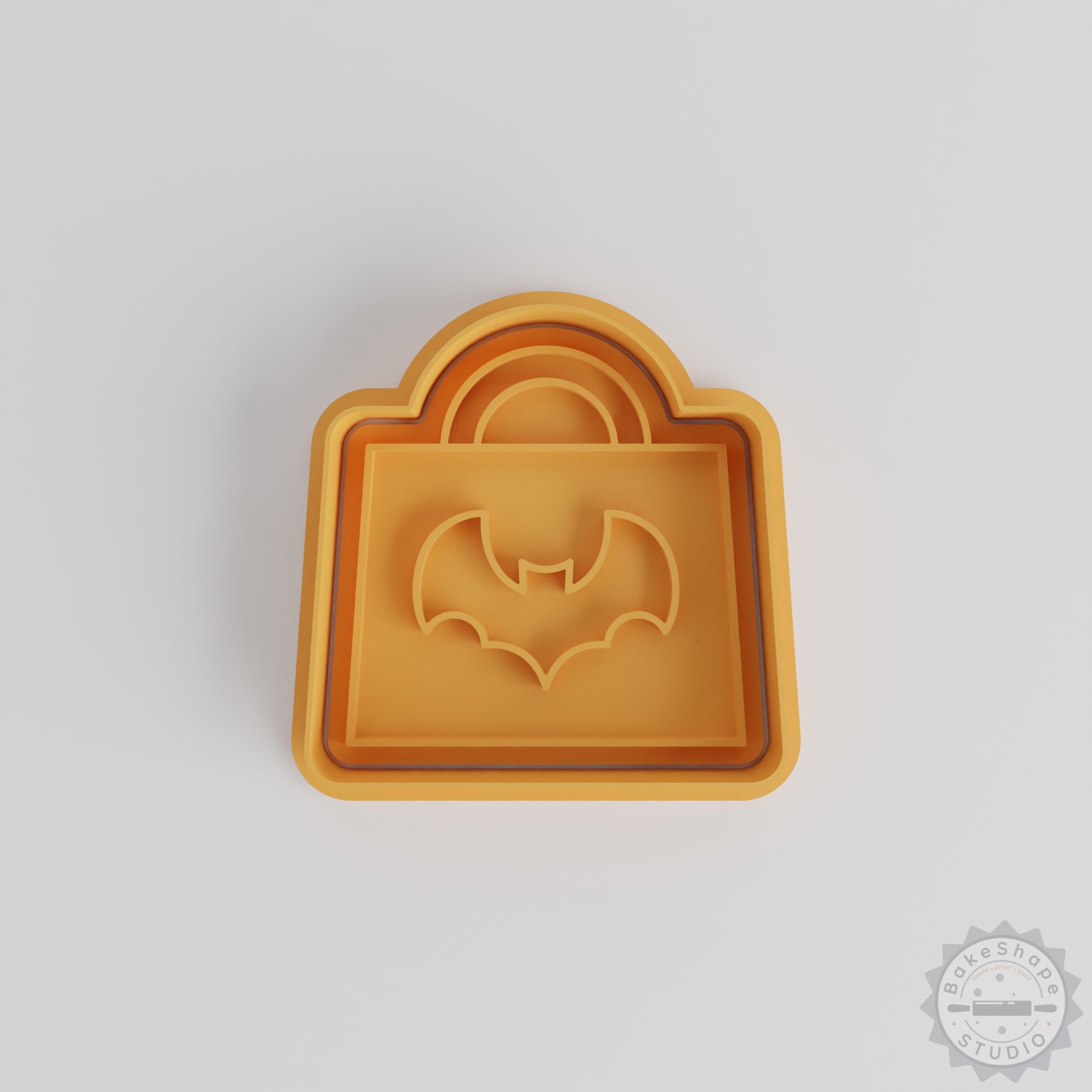 Halloween Cookie Cutter and Stamp Set, Spooky Trick or Treating Shapes, 6-Piece, S/M/L