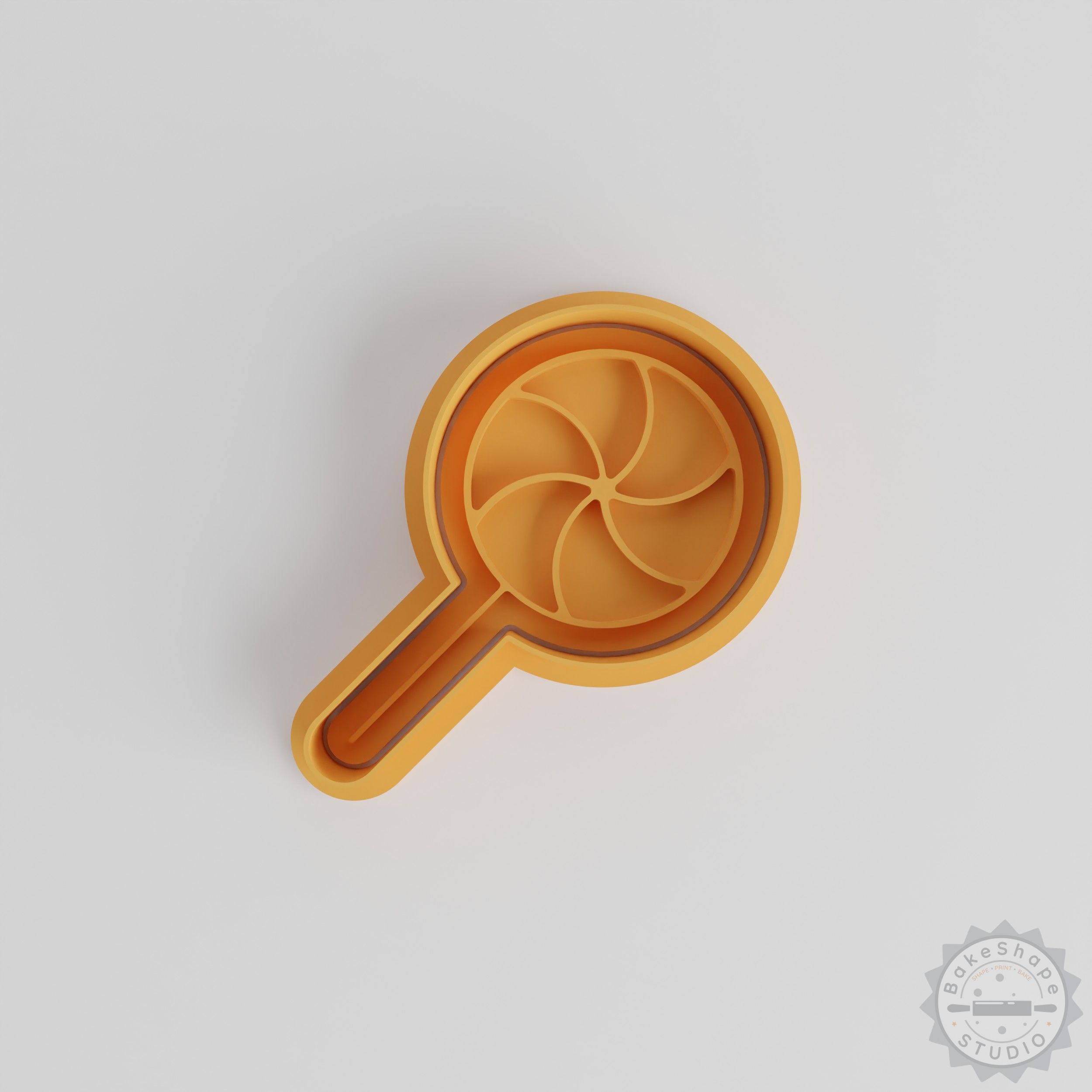 Lollipop Cookie Shape Cutter and Stamp Set, 6-Piece, S/M/L, Ideal for Fondant, Baking and Decorating