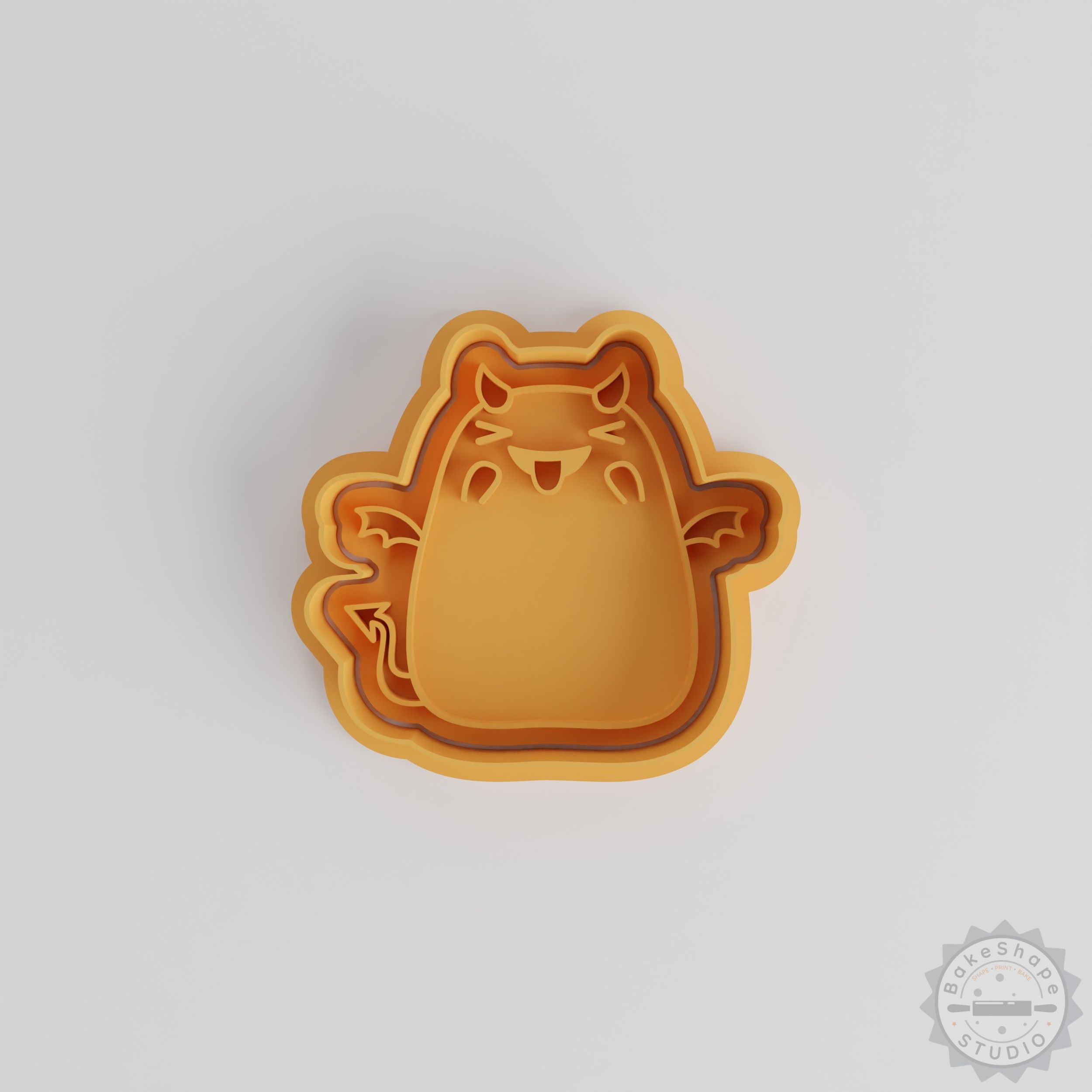 Tongue Out Cookie Cutter and Stamp Set, 6-Piece, Happy Smile Shape for Cookies and Fondant