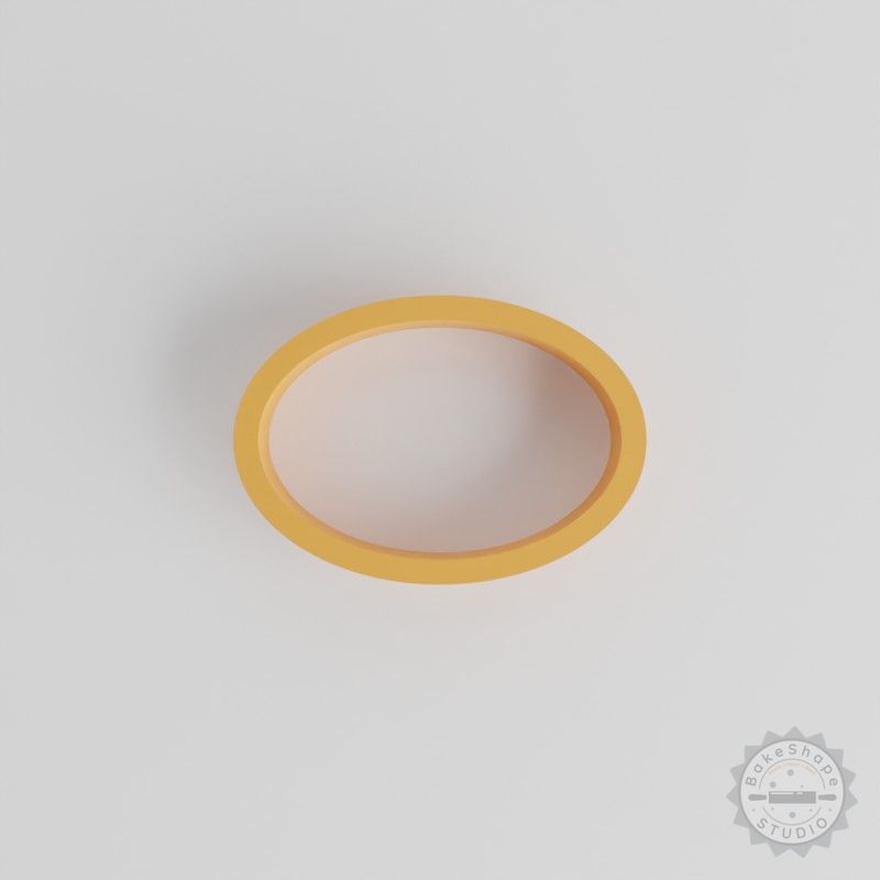 18-Piece Oval Shape Cutter Set for Cookies, Fondant, Clay - Sizes 0.75"-5"