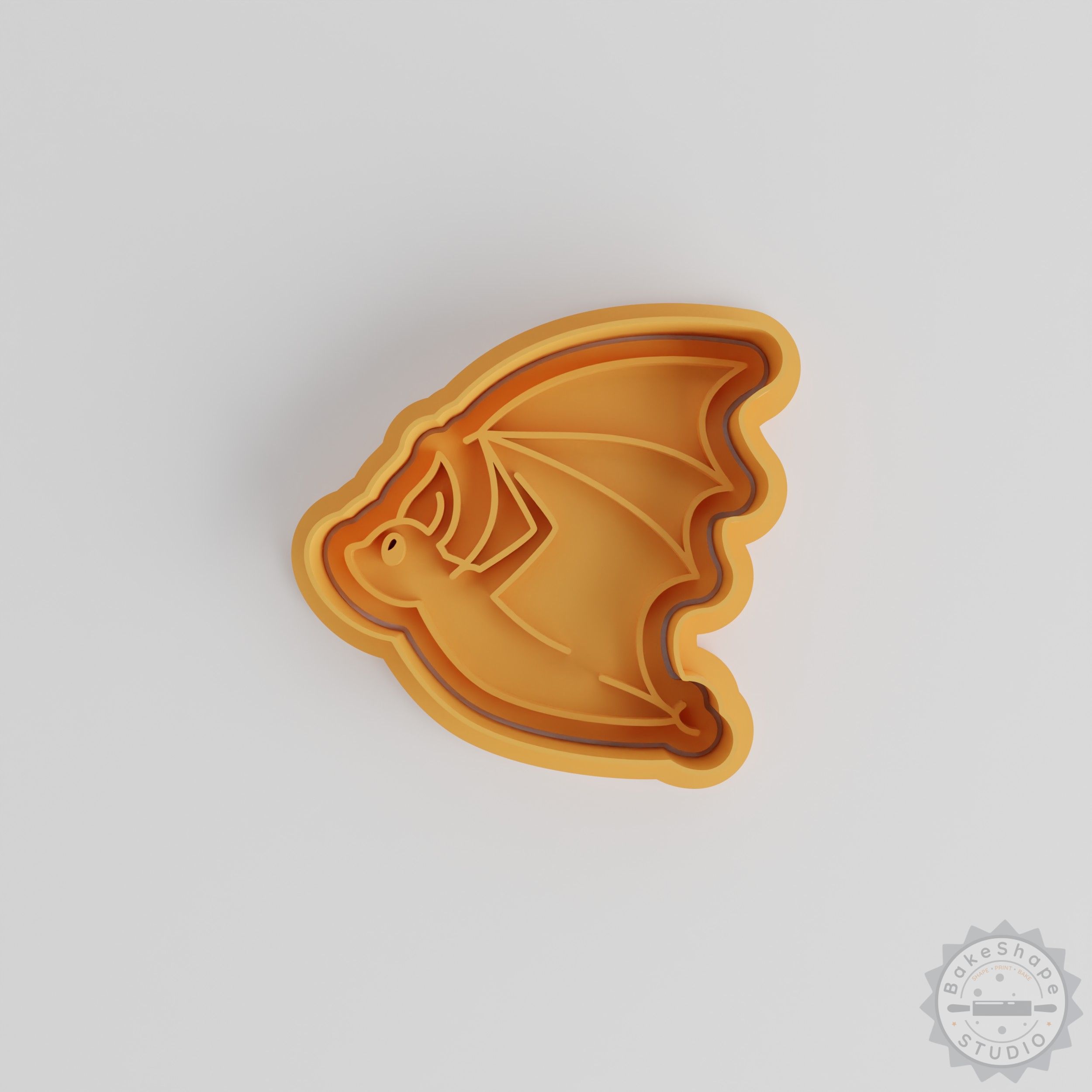 Halloween Bat Cookie Cutter & Stamp Set, Perfect for Fondant, 6-Piece, 3 Sizes