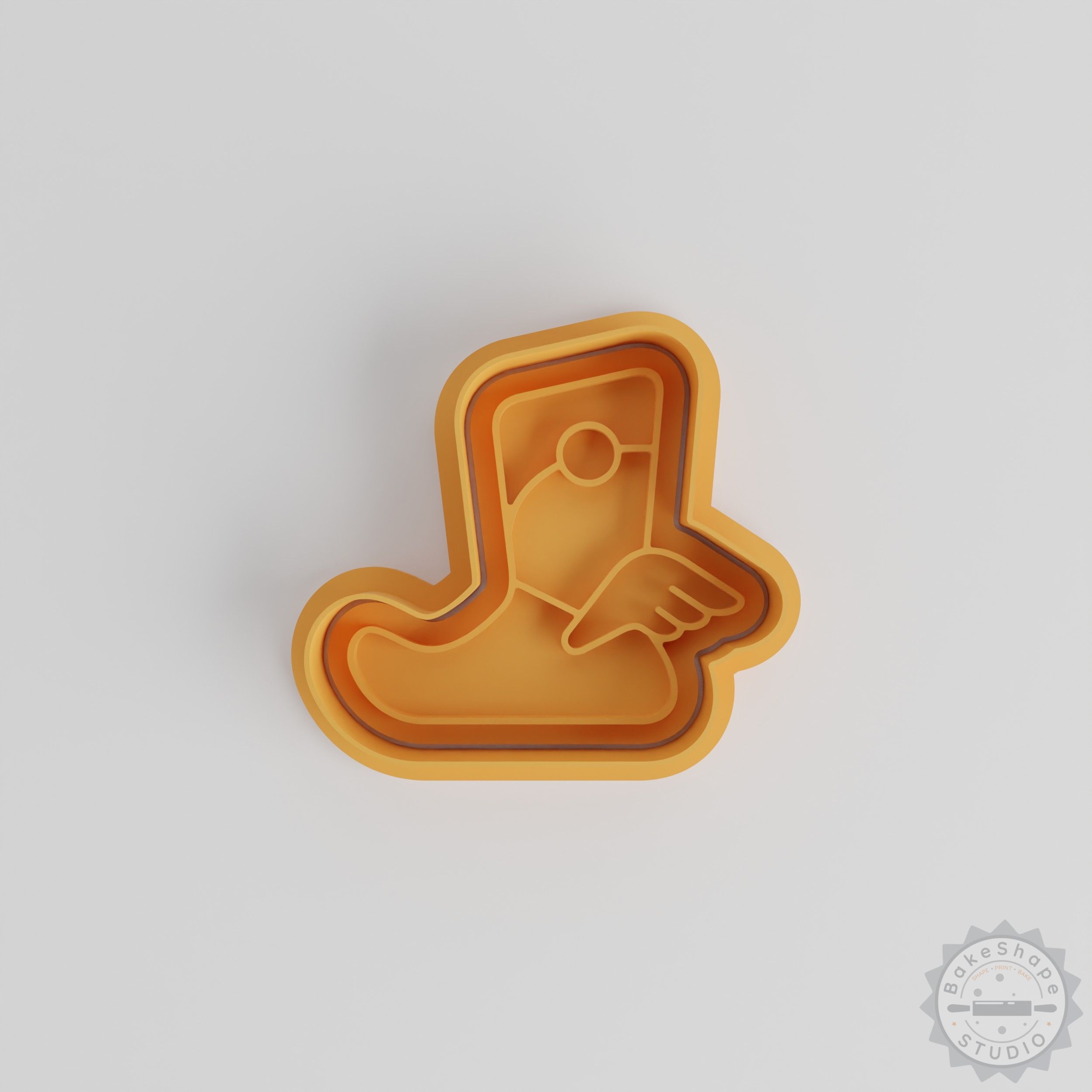 Magic Boot Cookie Cutter Set, 6-Piece Shape Stamp, Fondant & Cookie Designs