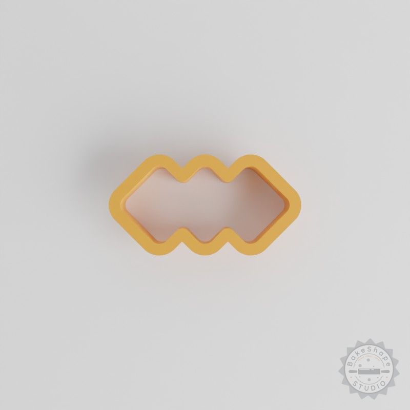 Wave Shape Cutter Set, 18-Piece, for Cookies, Fondant, Clay, Geometric Curly Designs