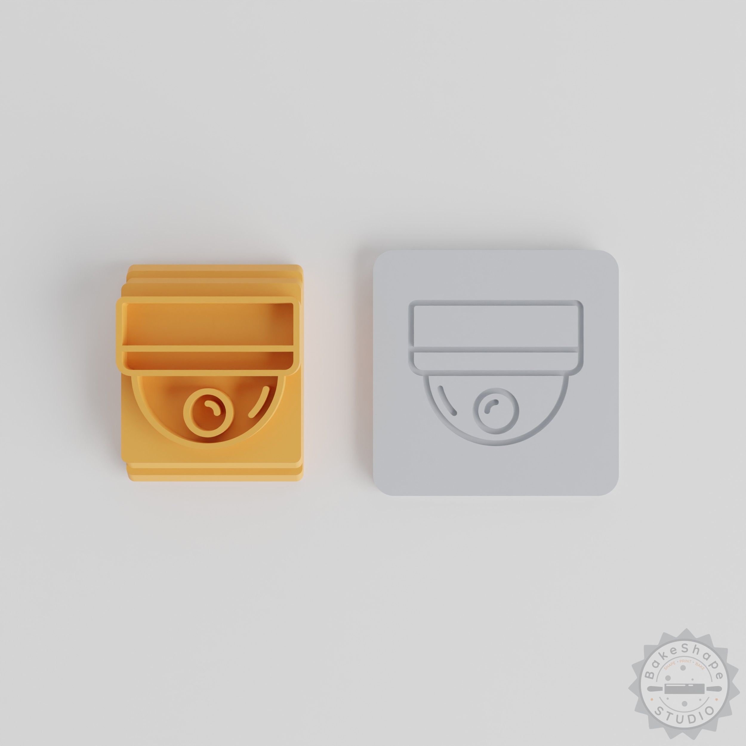 5-Piece Stamp Tile Set for Clay and Cookies, 5 Motif Sizes, Round Design