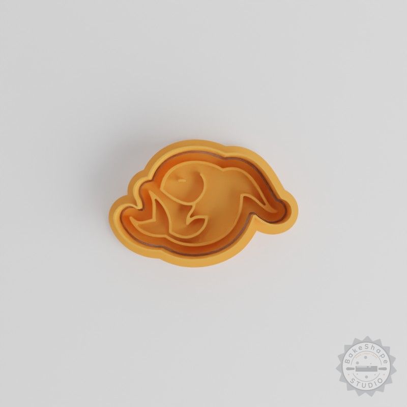 Pisces Cookie Cutter & Stamp Set, Fish Zodiac Design, 6-Piece Shaping Tools for Fondant & Cookies