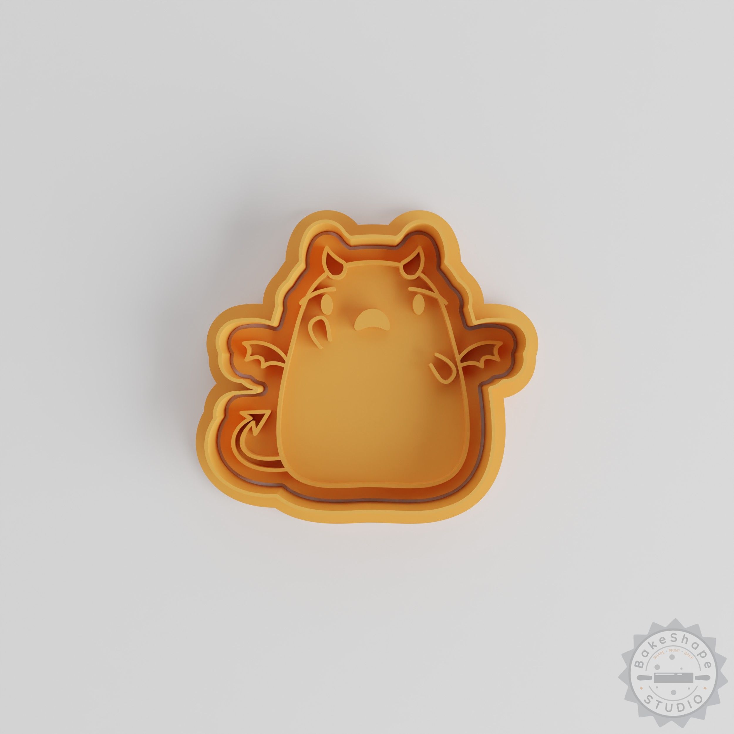 Anguished Face Shape Cookie Cutter Stamp Set, 6 Pc, Unhappy Worry Emoticon Mold