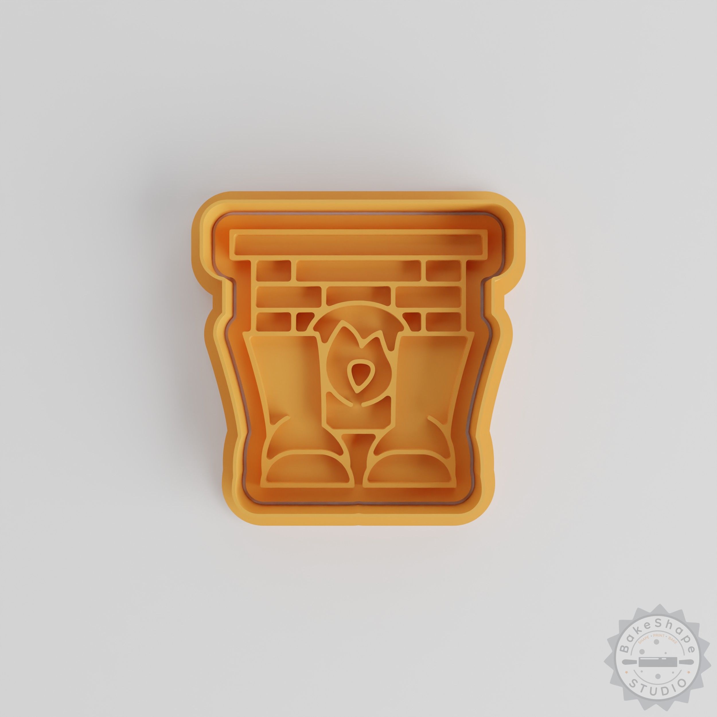 Feet Cookie Cutter and Stamp Set, 6-Piece, Fire Themed, Perfect for Fondant and Cookies