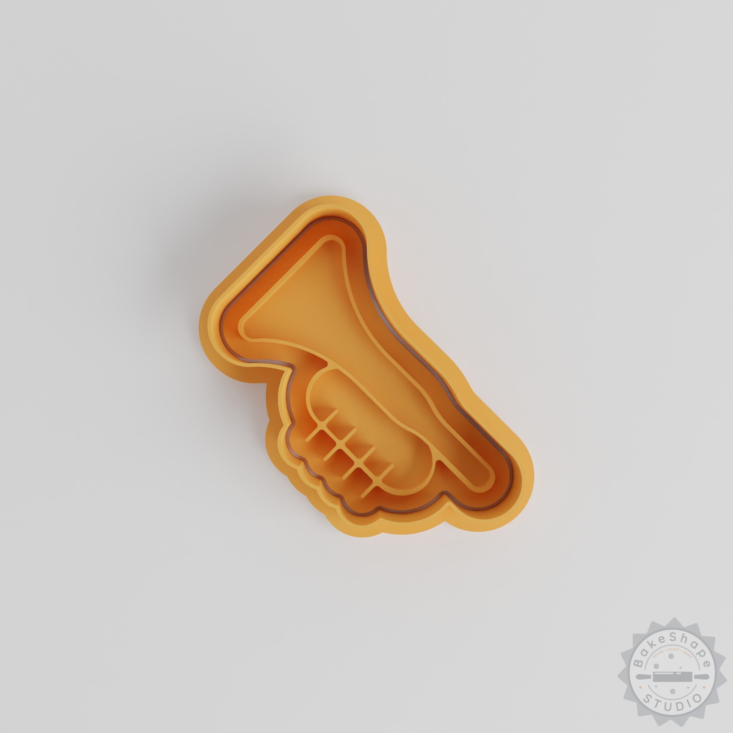 Music Tuba Shape Cutter & Stamp Set, Brass Instrument Cookie Fondant Molds, 6 Pieces Sizes S/M/L