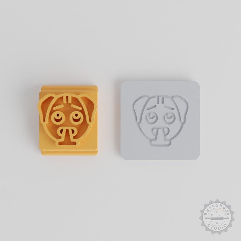 Tile Stamp Set for Clay and Fondant, 5 Sizes, Ideal for Cookies and Soft Materials