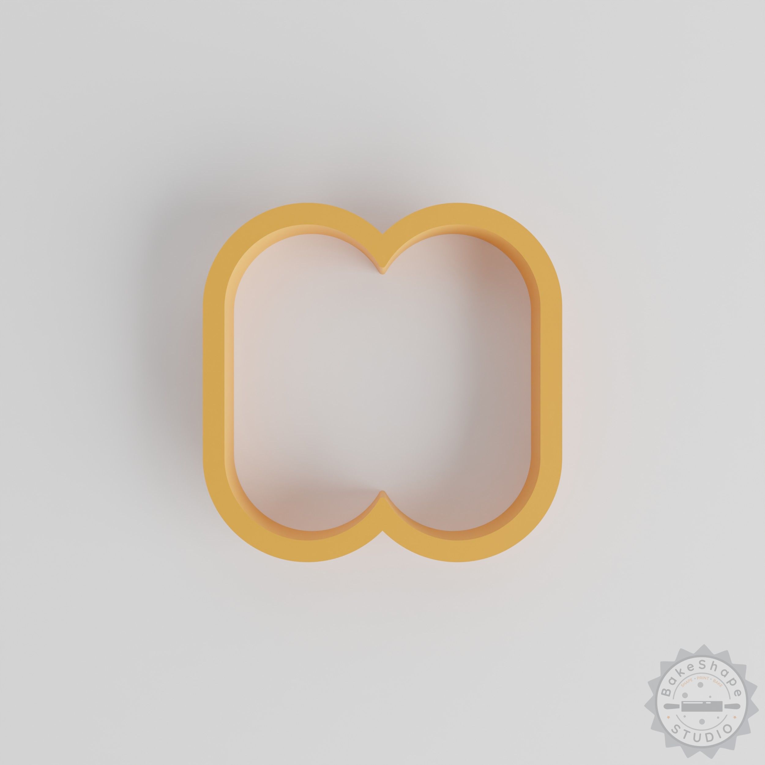 Geometric shape cutter set with 18 different shapes for cookies, fondant, and clay crafting STL