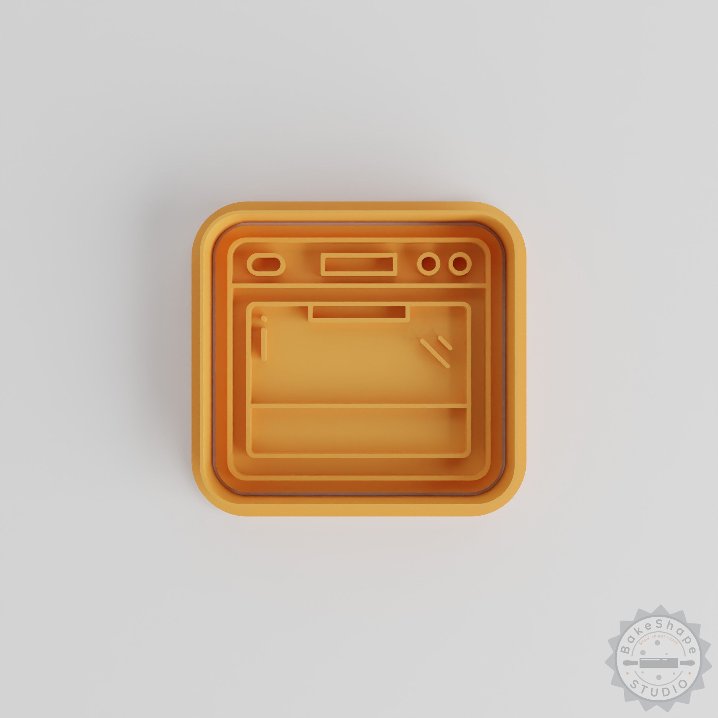 Oven Shape Cutter & Stamp Set for Cookies Fondant, 3 Sizes, Perfect Baking Kitchen Appliance