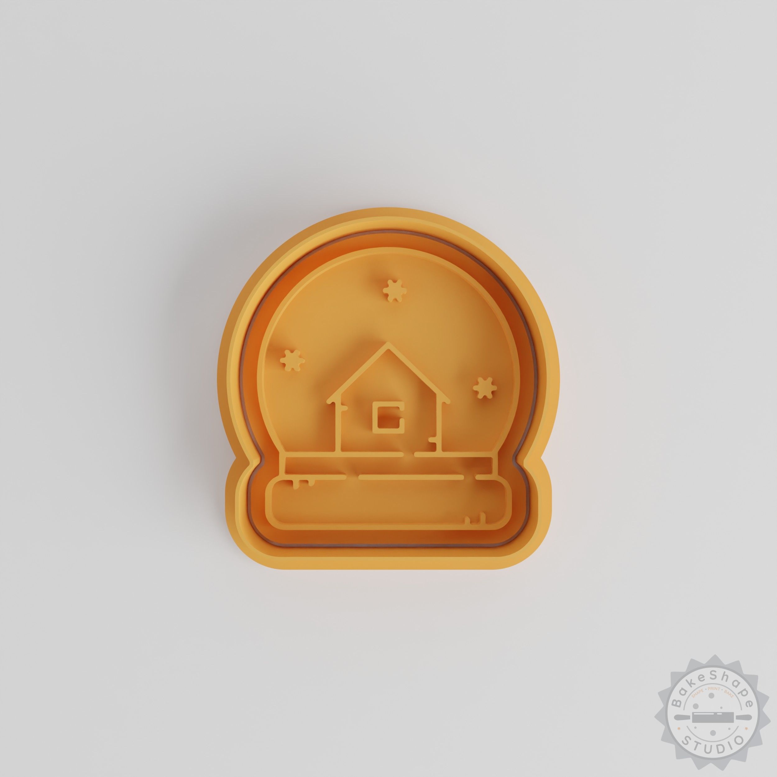 Christmas Ball Cookie Cutter and Stamp Set, 6-Piece, Winter Ornament Designs, S/M/L Sizes, Festive Baking Tools