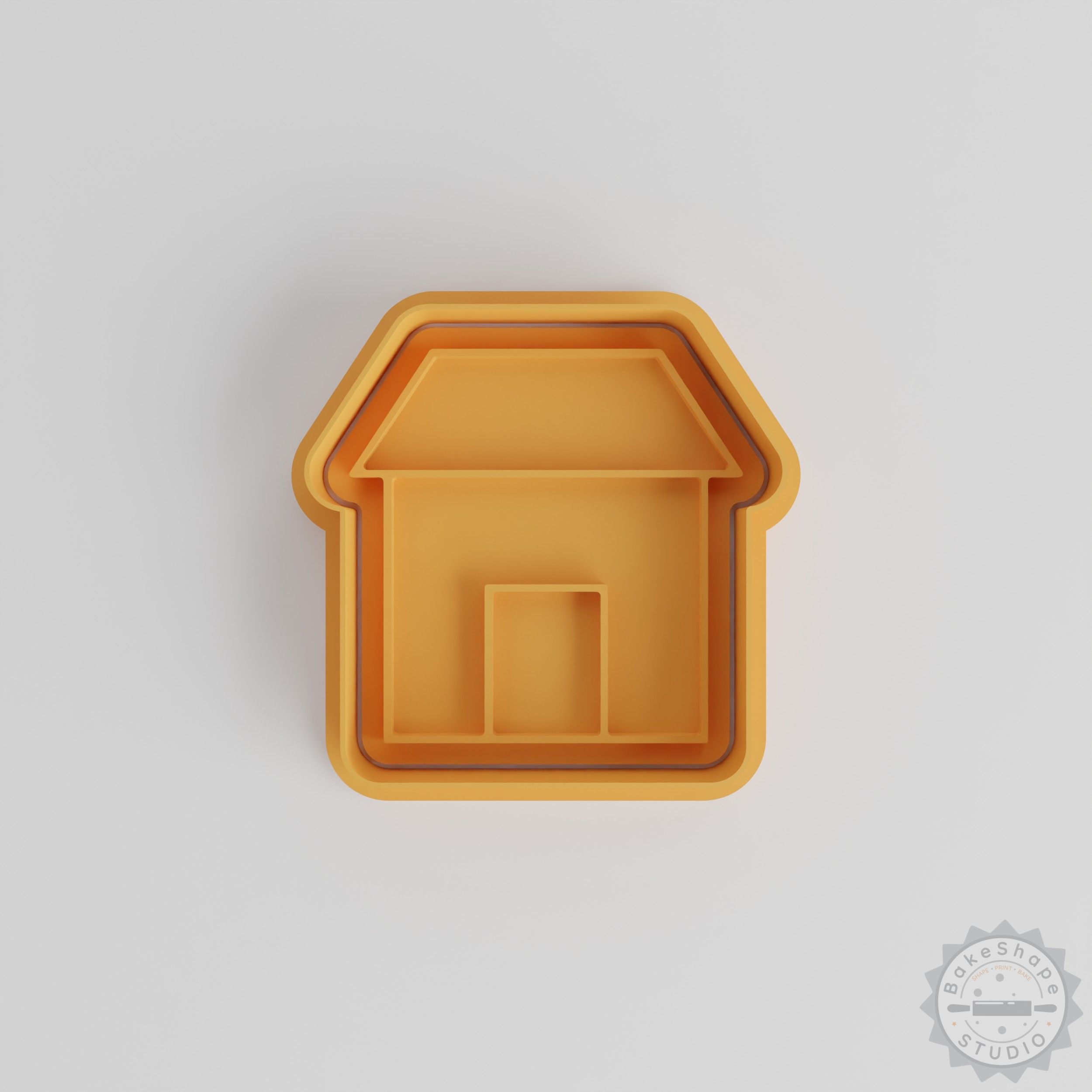 House Cookie Cutter Stamp Set, 6-Piece Collection, S/M/L Sizes, Ideal for Cookies & Fondant