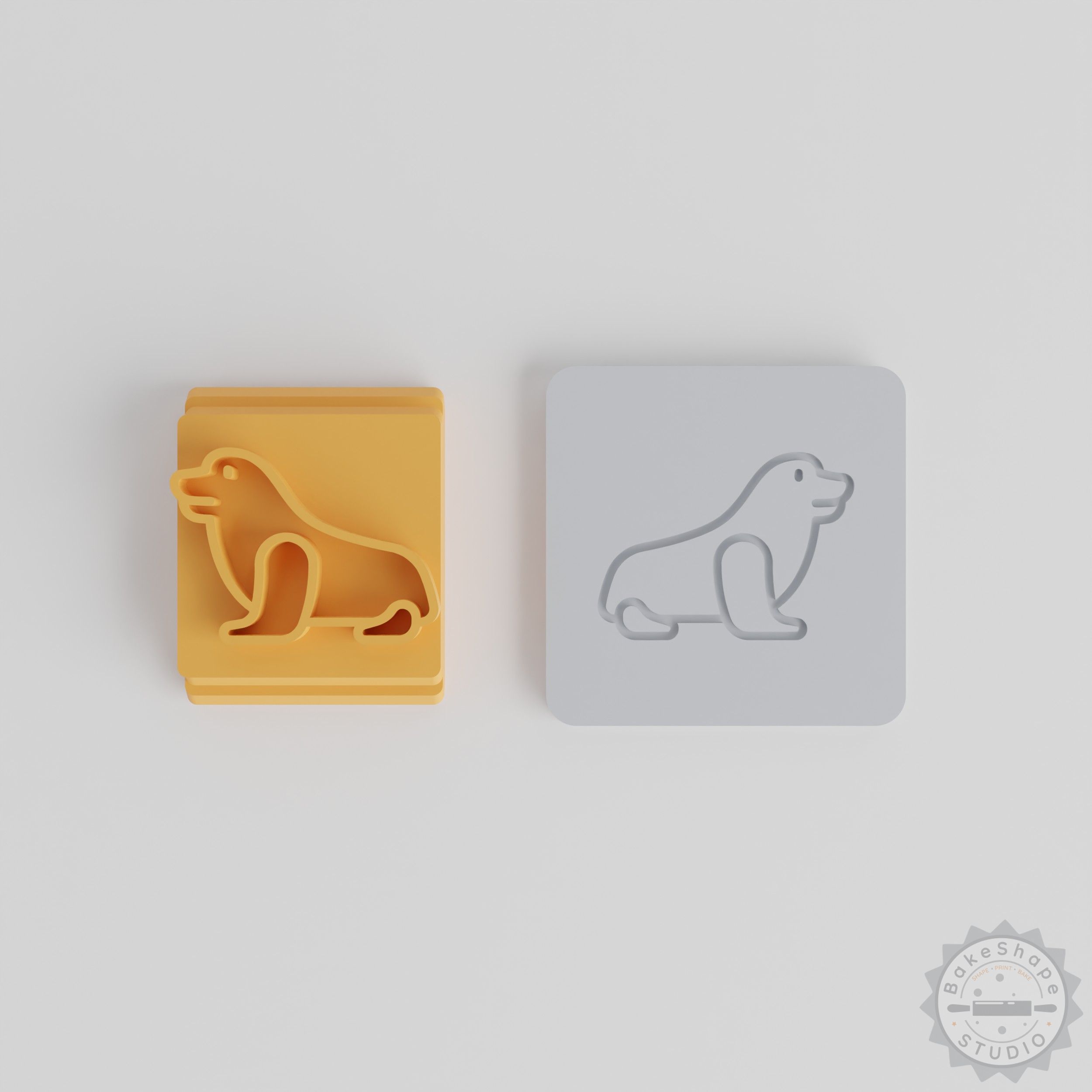 Seal Stamp Tile Set, 5 Design Sizes for Clay, Cookies, Fondant