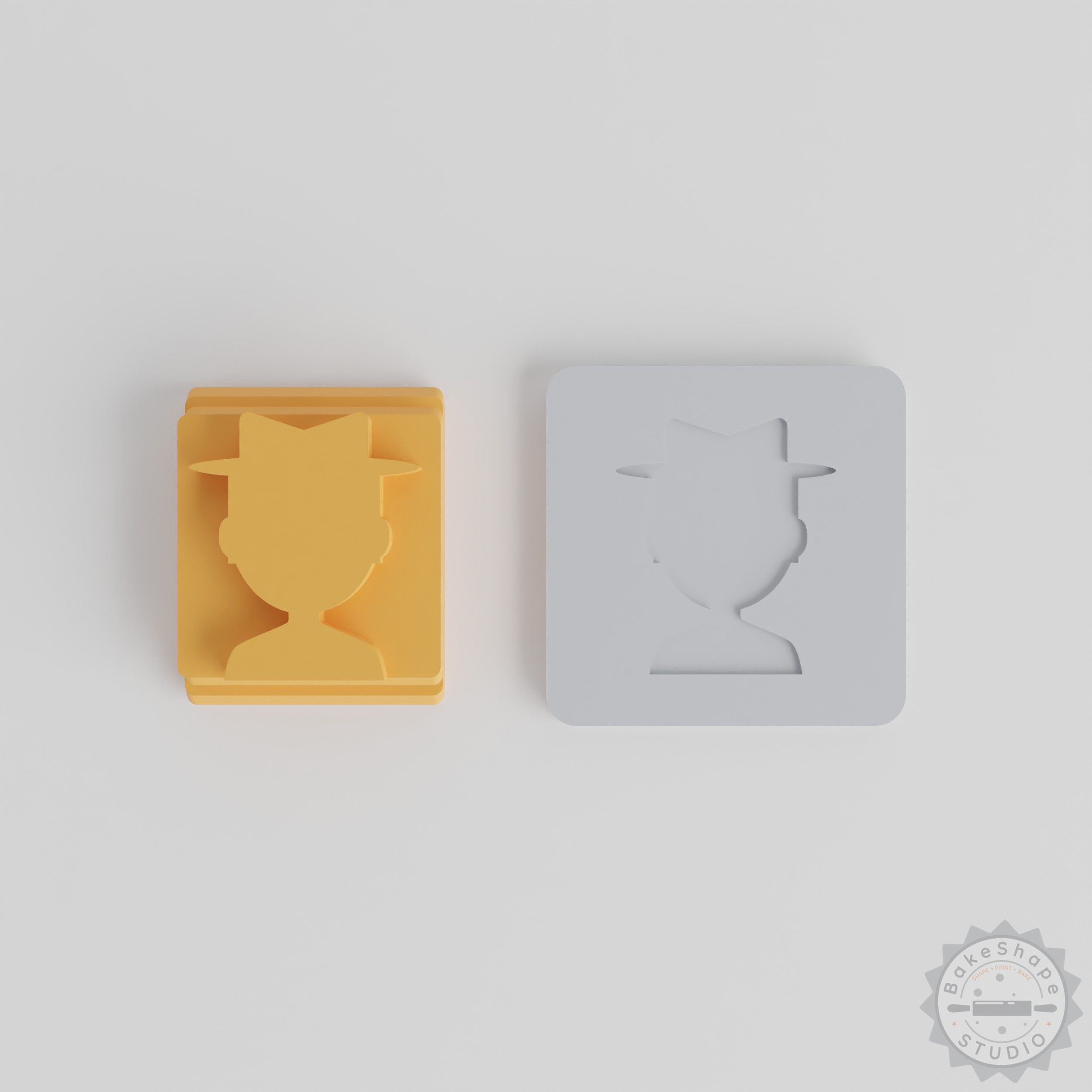 Human Stamp Tile Set for Clay, Cookies, Fondant - 5 Sizes, Perfect for Crafts