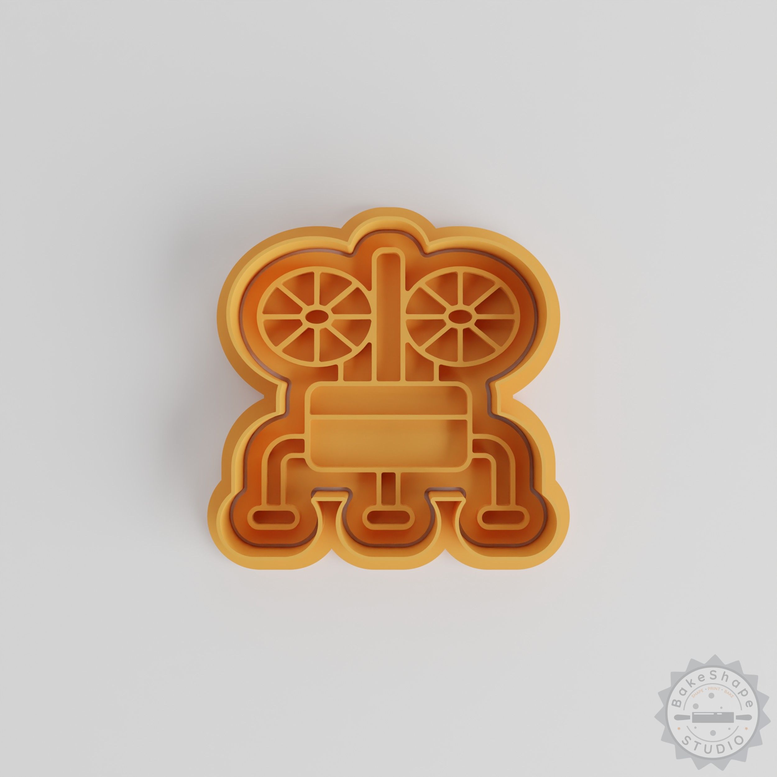 Space Landing Shape Cutter & Stamp Set, 6-Piece Cookie & Fondant Kit, S/M/L Sizes