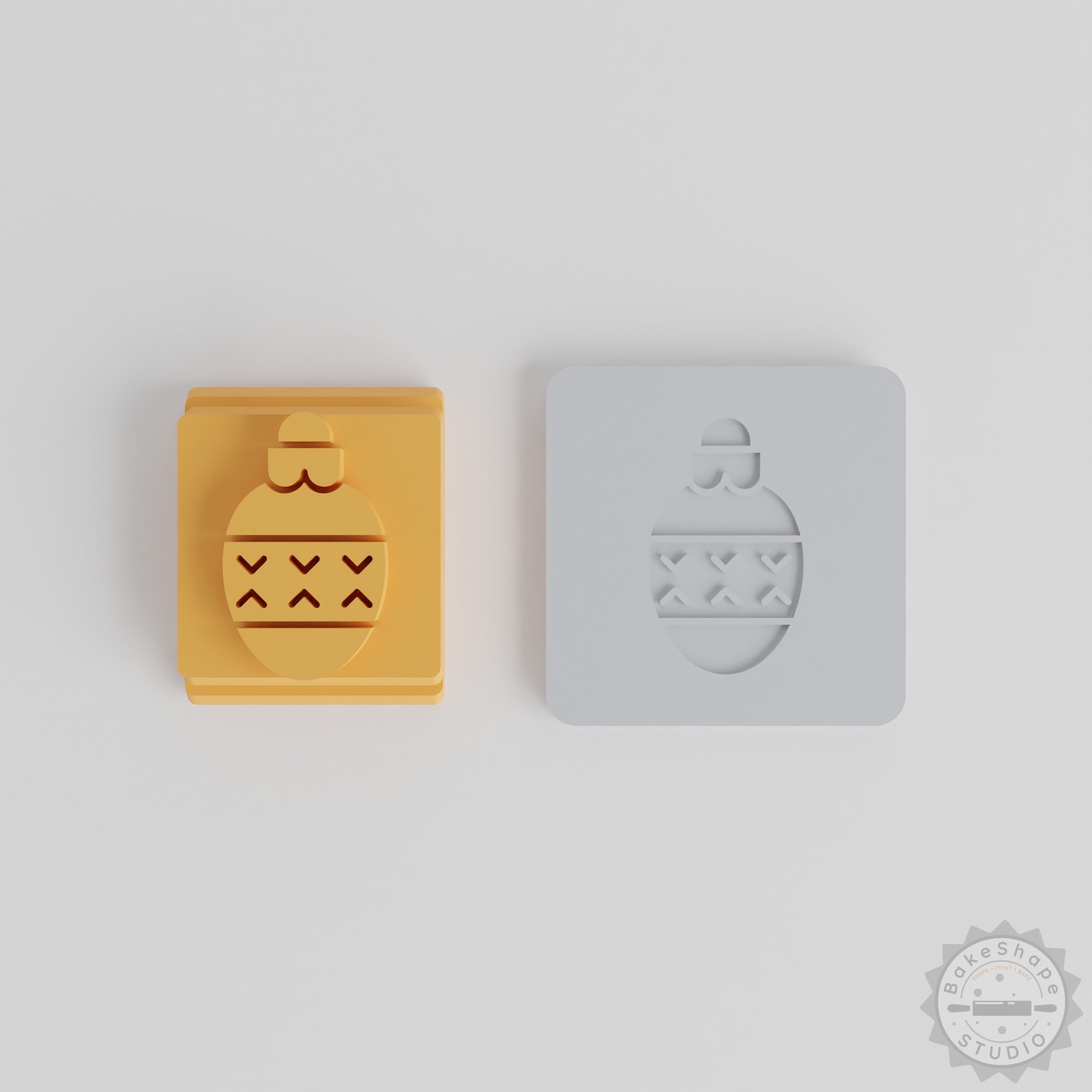 Christmas Stamp Tile Set, 5 Motif Sizes, Perfect for Clay and Cookie Designs