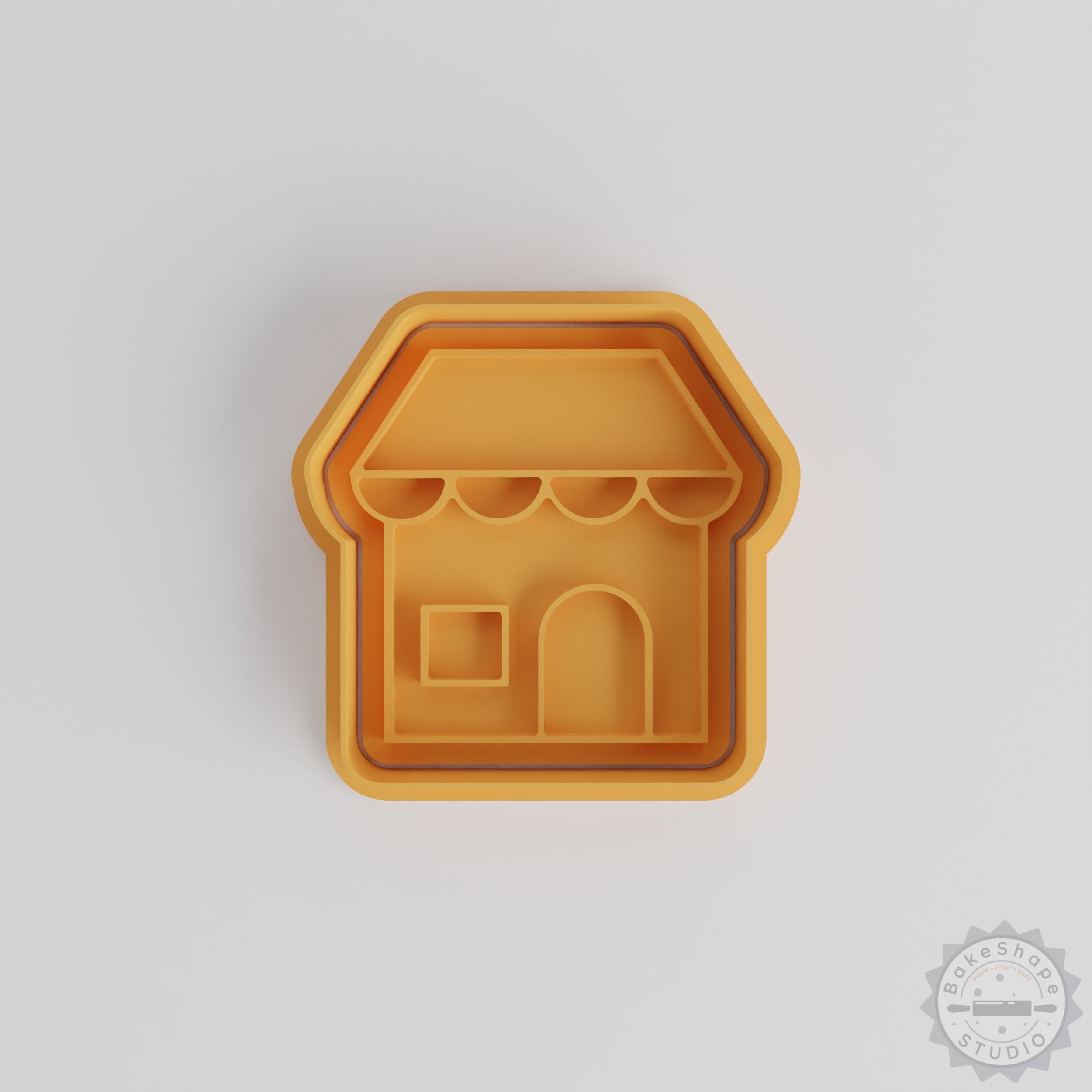 Shop Shape Cutter and Stamp Set, Cookie Fondant Molds, S/M/L Sizes, 6 Pieces
