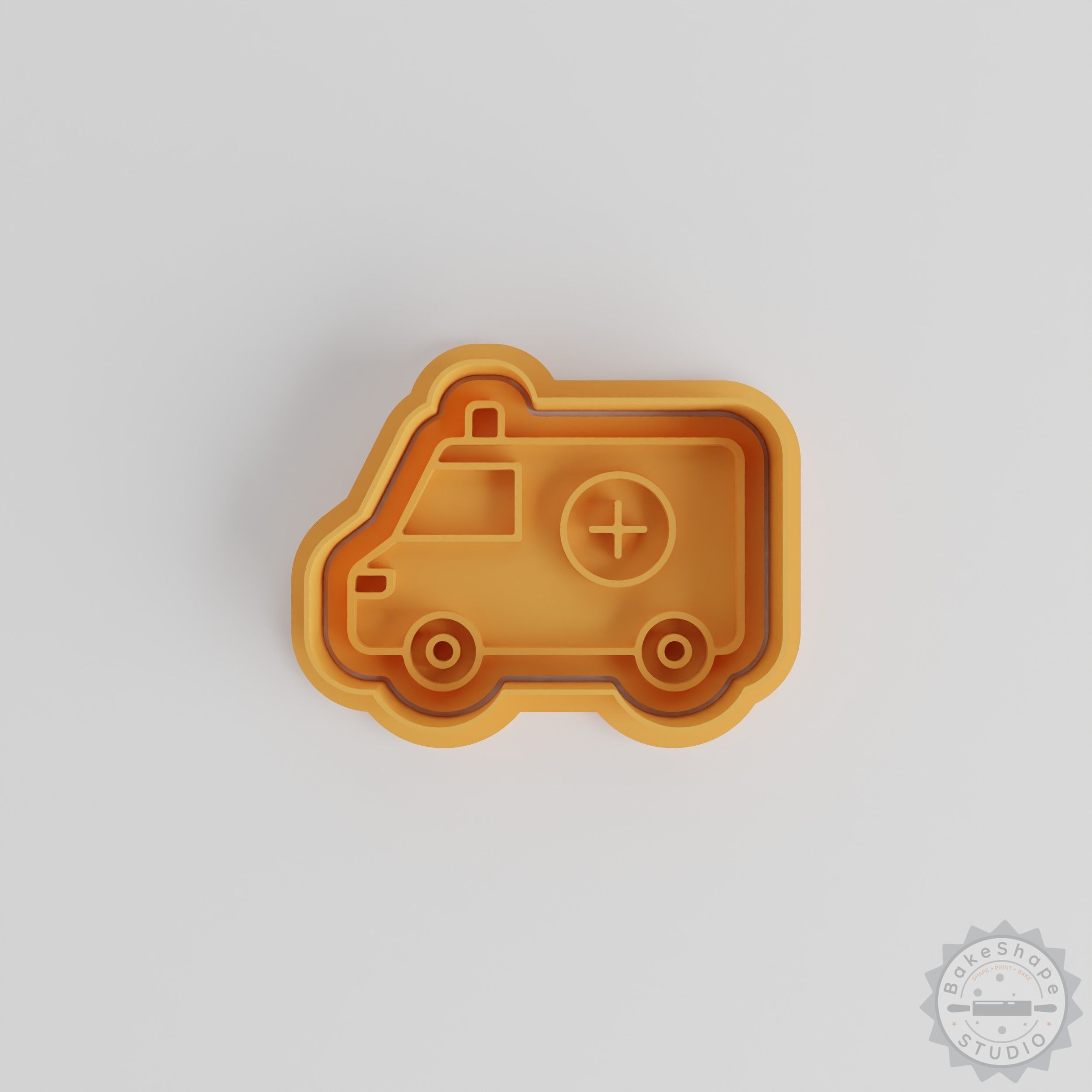Ambulance Cookie Cutter Set, S/M/L Sizes, 6-Piece, Perfect for Cookies & Fondant, Medical Transport Shapes