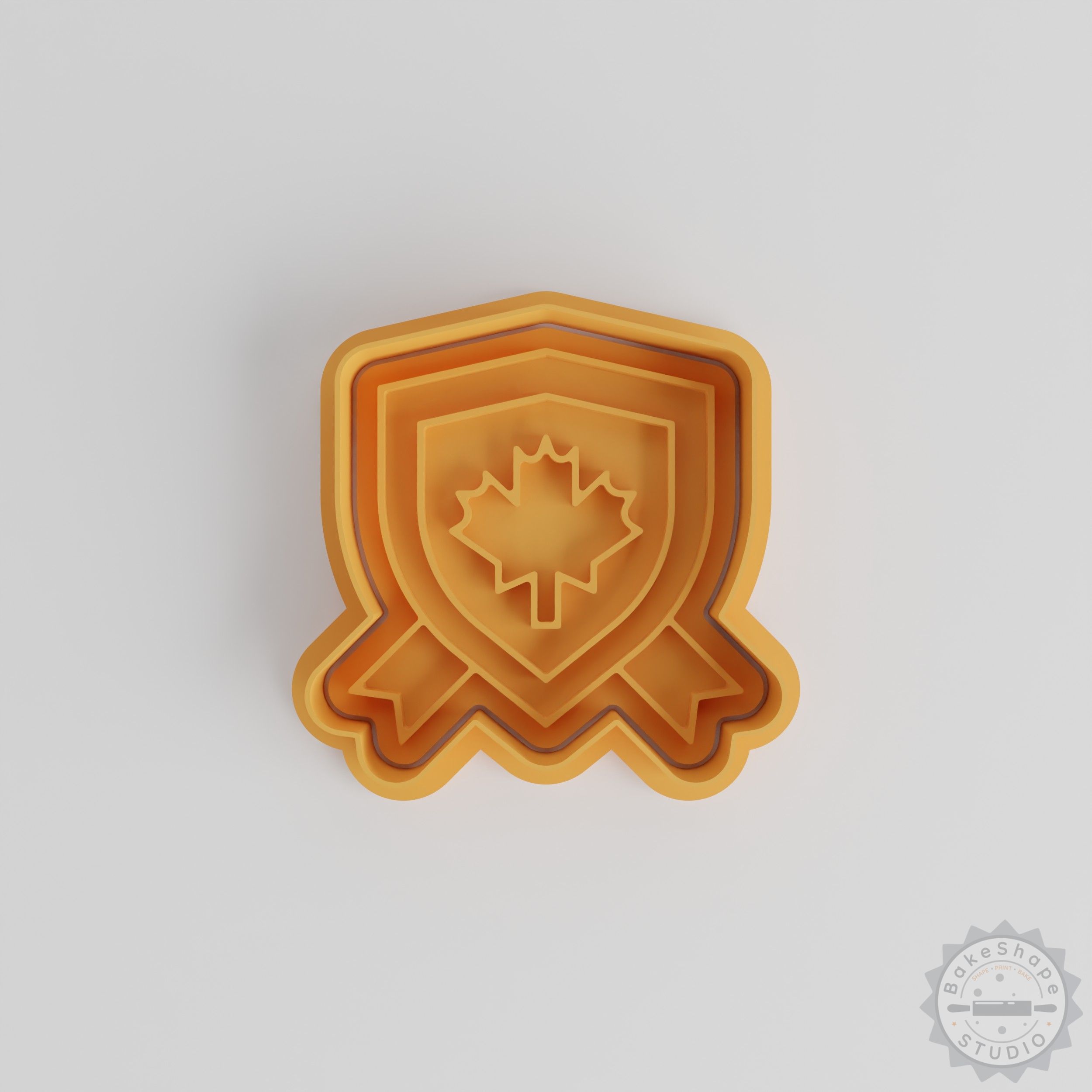 Shield Shape Cutter and Stamp Set, Perfect for Cookies and Fondant, 6-Piece Sizes S/M/L