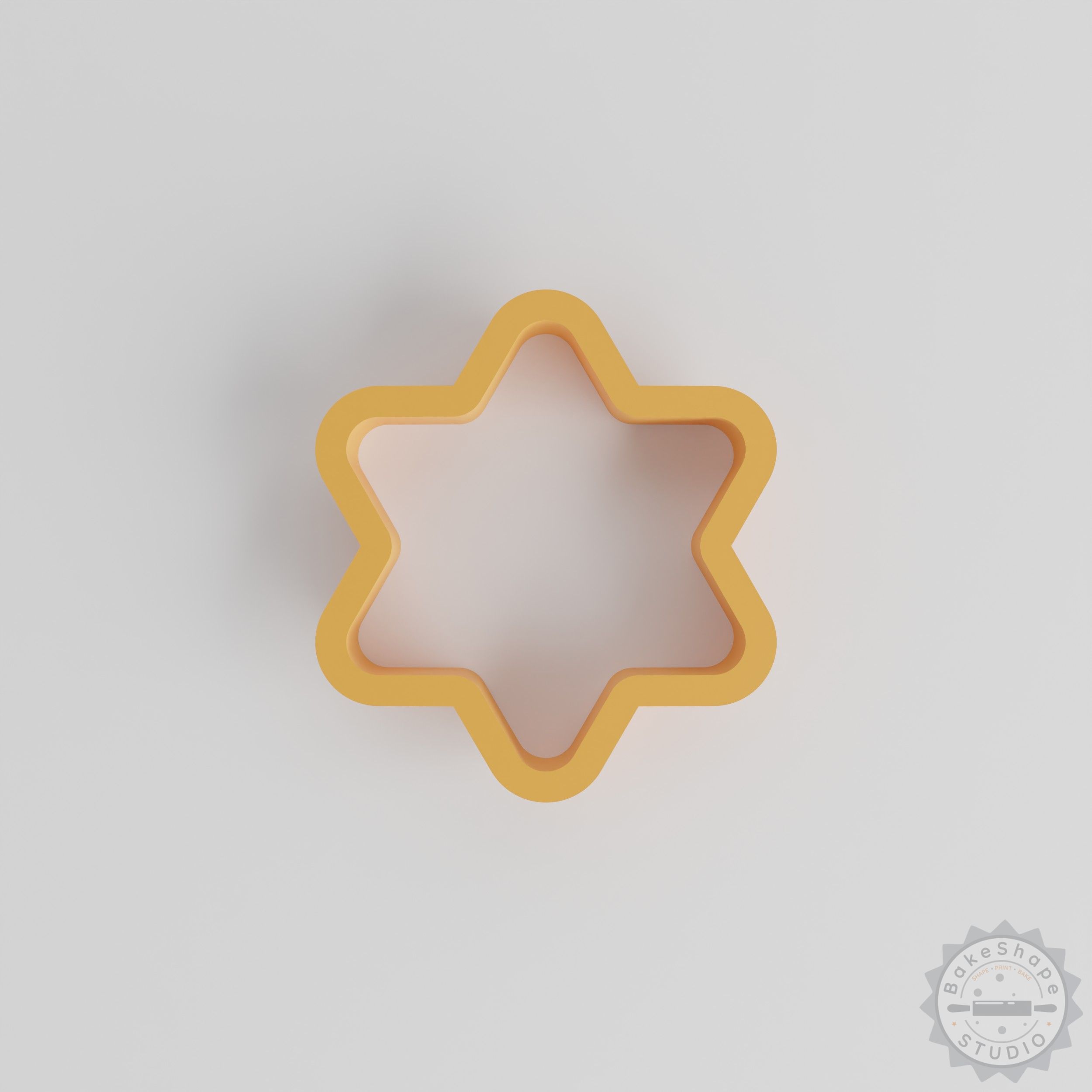 Star cookie cutter set with multiple sizes STL file for 3D printing versatile star shapes