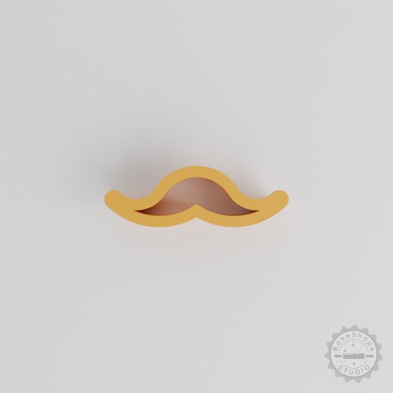 Moustache Cookie Shape Cutter Set, 18 Pieces, 18 Sizes, Perfect for Cookies, Fondant, Clay