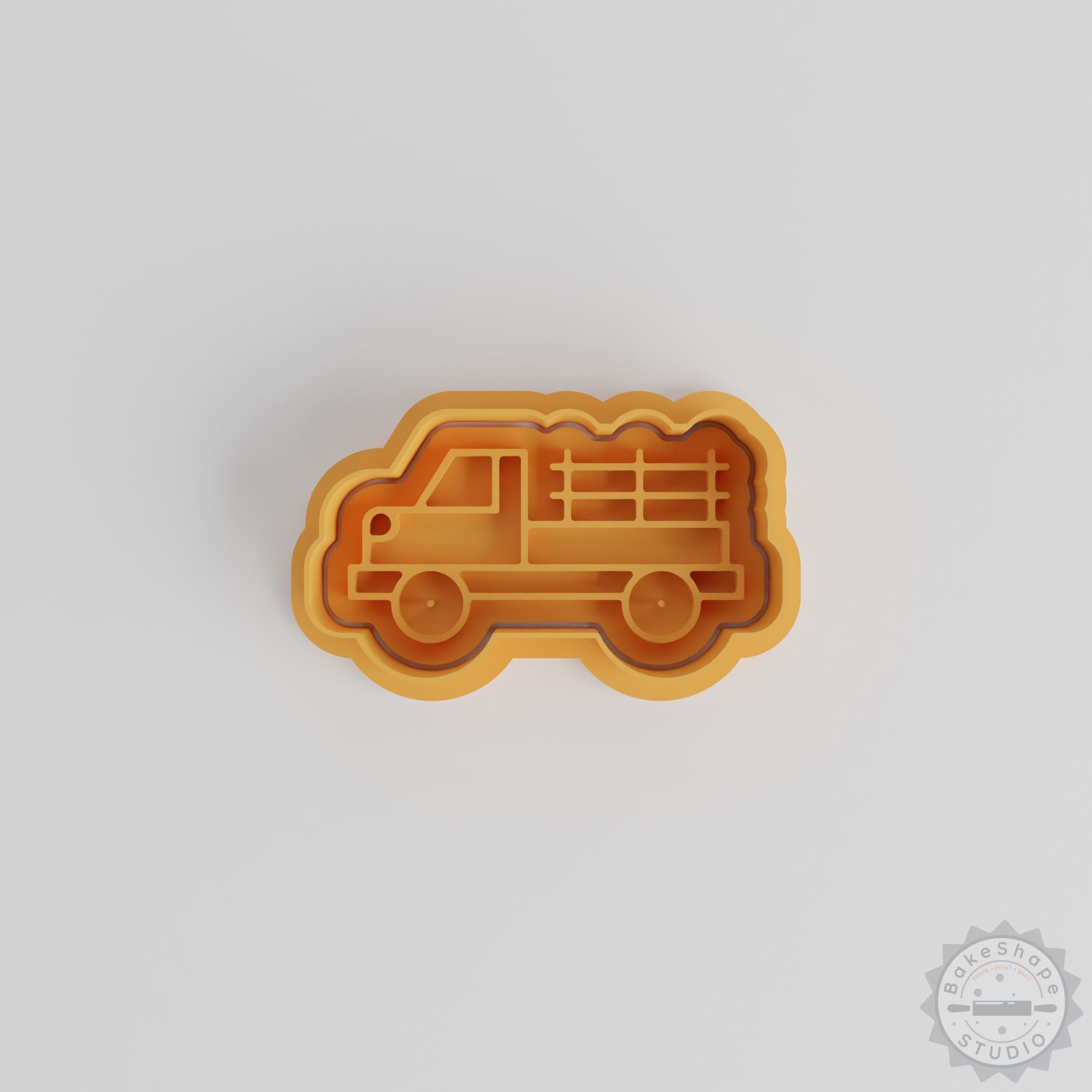 Farm Truck Cookie Cutter & Stamp Set, 6-Piece, S/M/L Sizes, Perfect for Cookies & Fondant