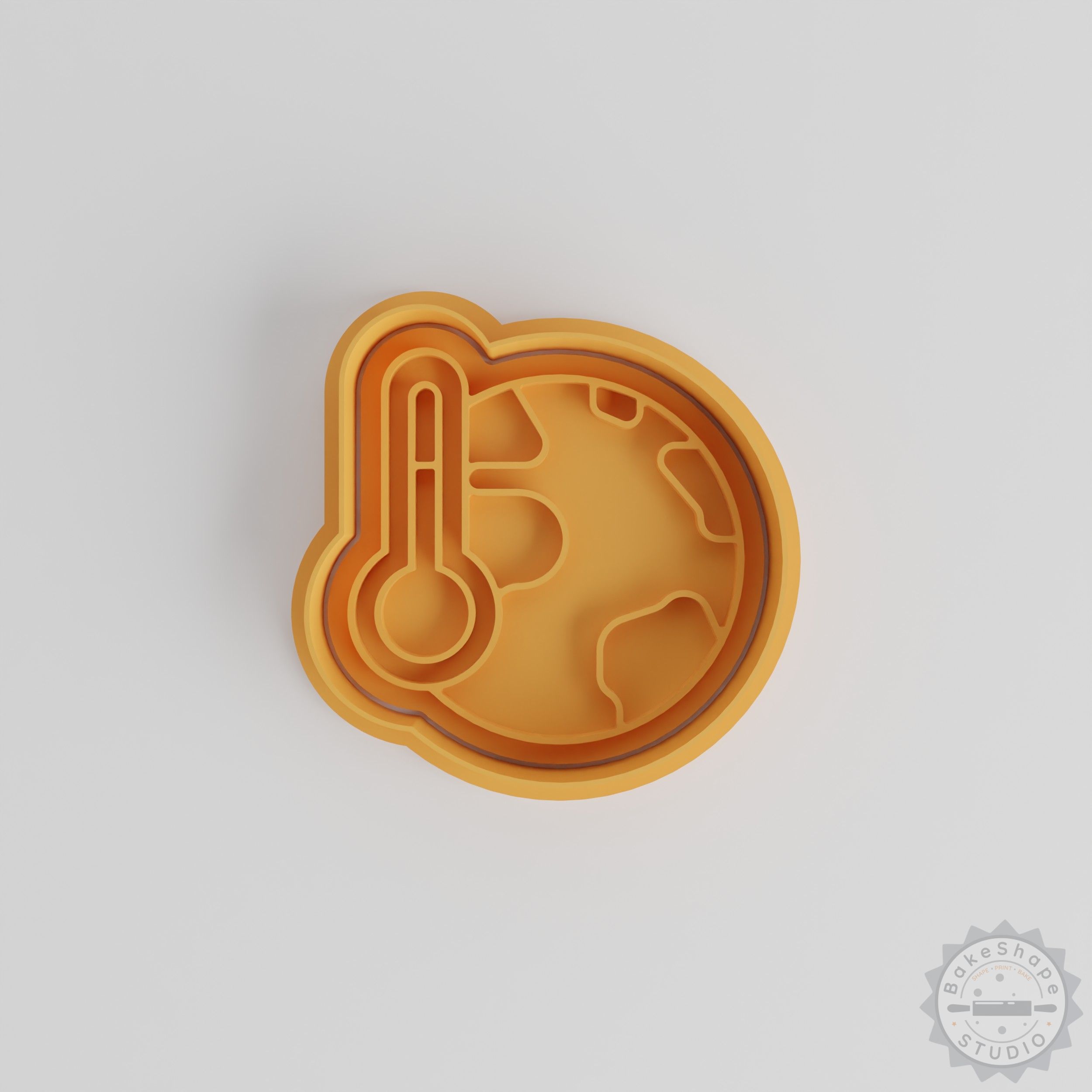 Earth Temperature Cookie Cutter & Stamp Set, 6-Piece, Space Exploration Theme