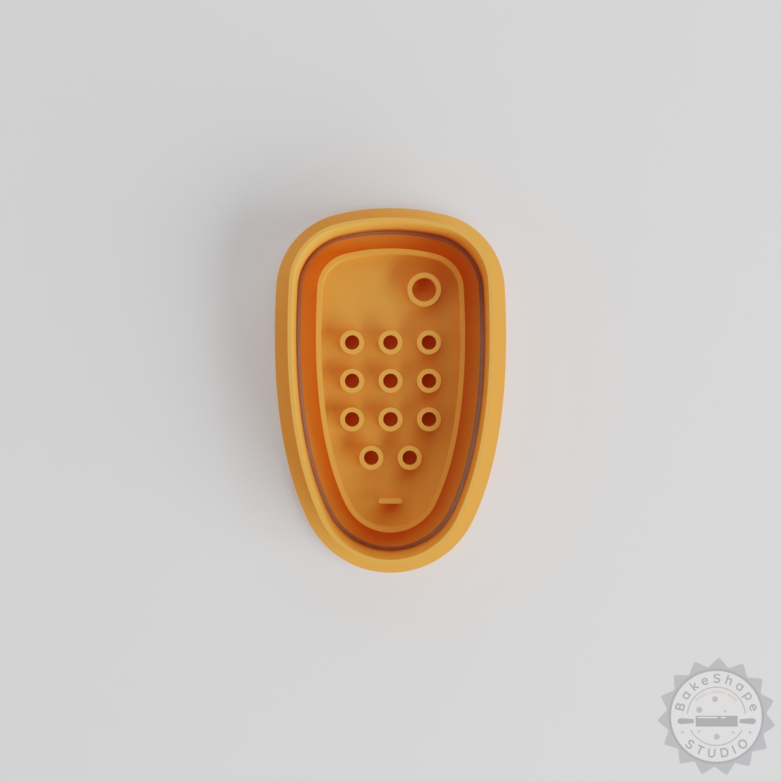 Universal Remote Control, 6-Piece Set, Includes Cookie Shape Cutter & Stamp