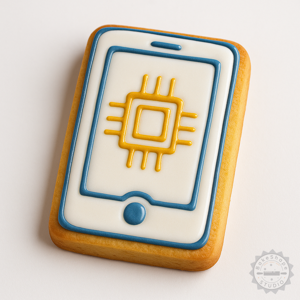 Decorated example 1 of Cookie Shape Cutter and Stamp Set, 6 Pieces, Perfect for Cookies and Fondant
