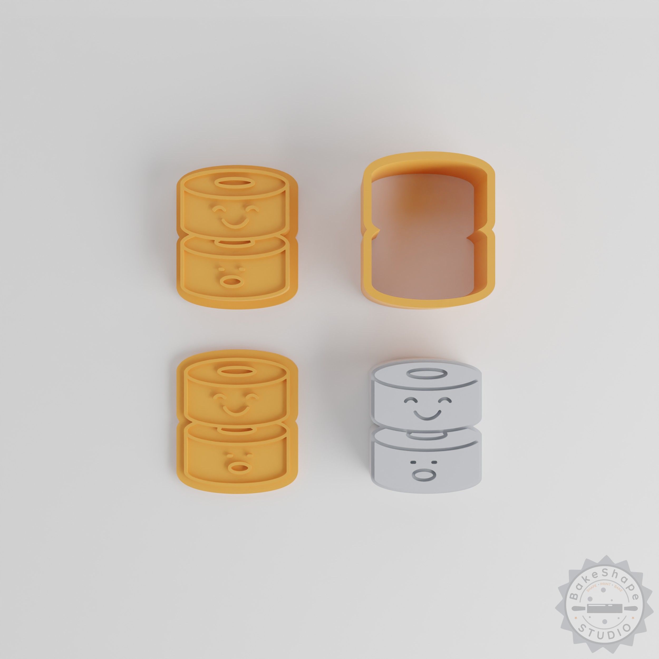 Sushi Bath Bomb Mold Set, 12 Pieces, Kawaii Fast Food Design, Multiple Sizes