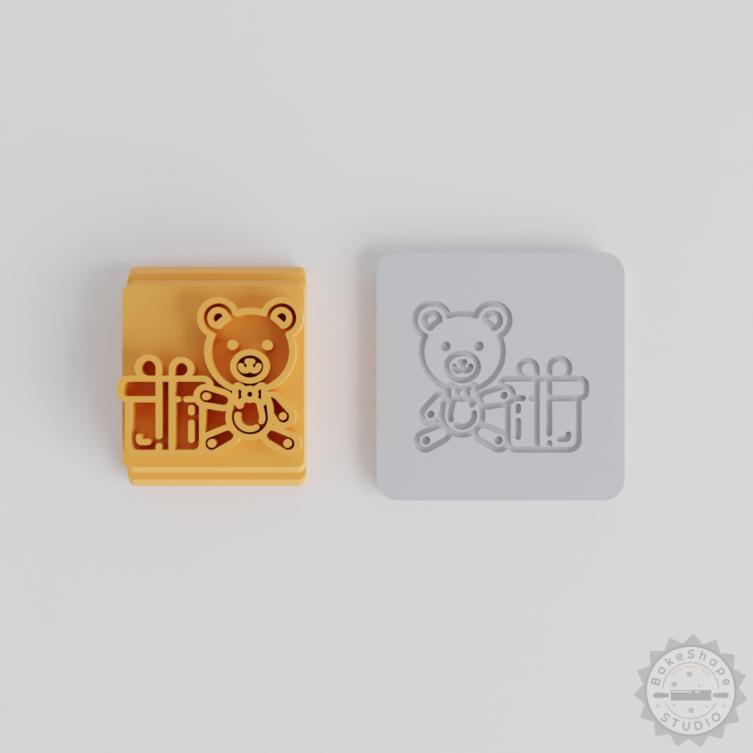 Stamp Tile Set, 5 Sizes, Versatile Holiday Gift, Perfect for Clay and Fondant Crafting