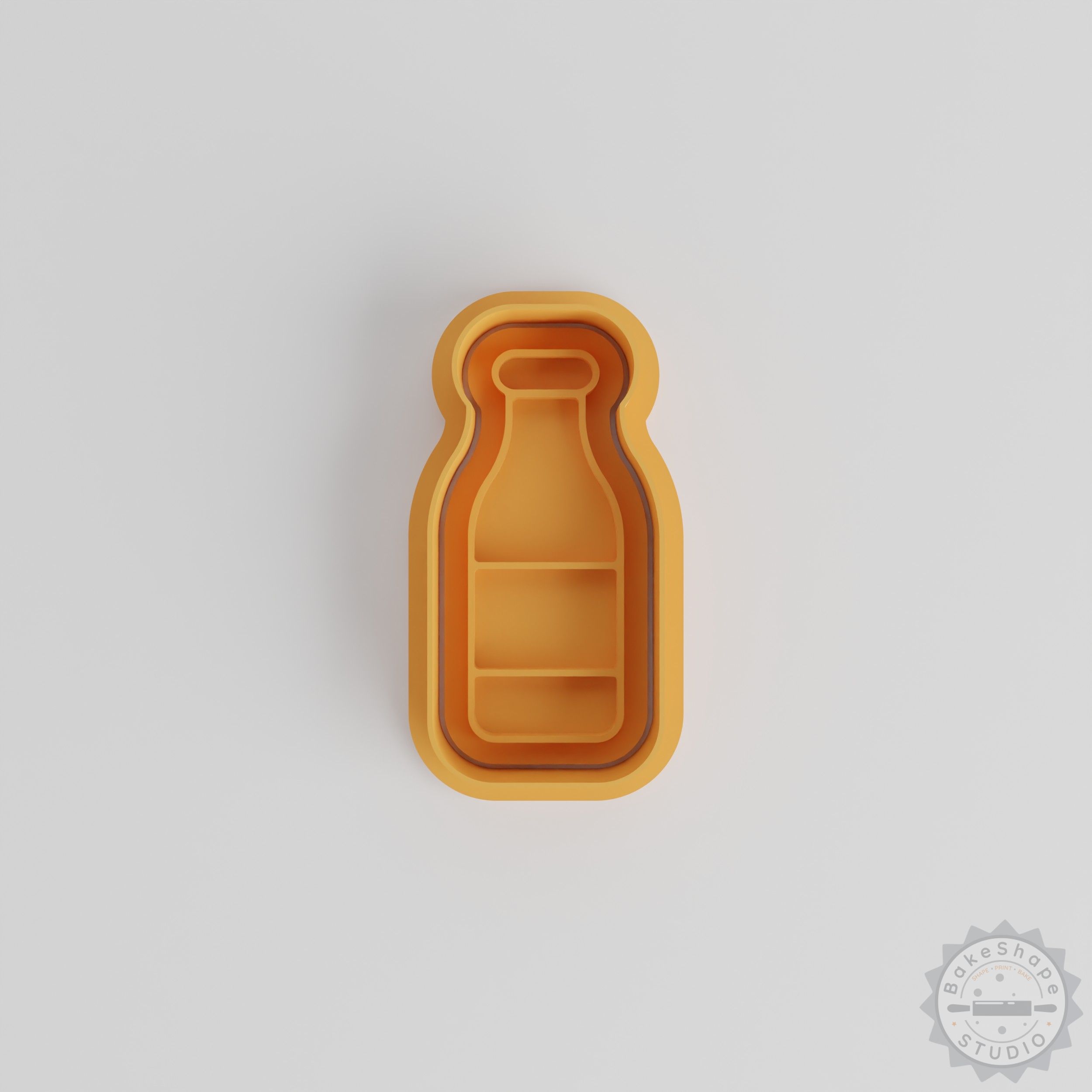 Beer Shape Cookie Cutter and Stamp Set, 6 Pieces, Perfect for Fondant and Cookies, 3 Sizes S/M/L