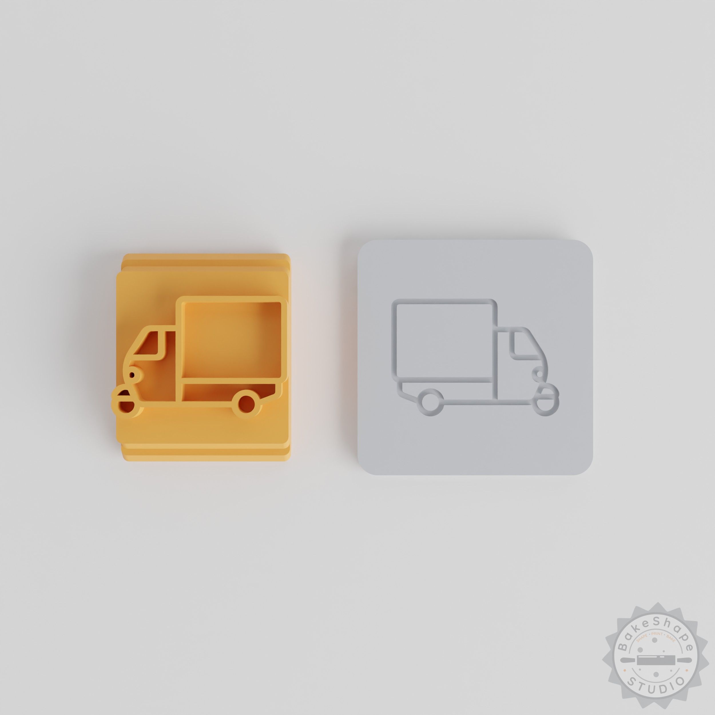 Tuk Tuk Stamp Tile Set, 5 Motif Sizes for Clay, Cookies, Fondant, Soft Materials