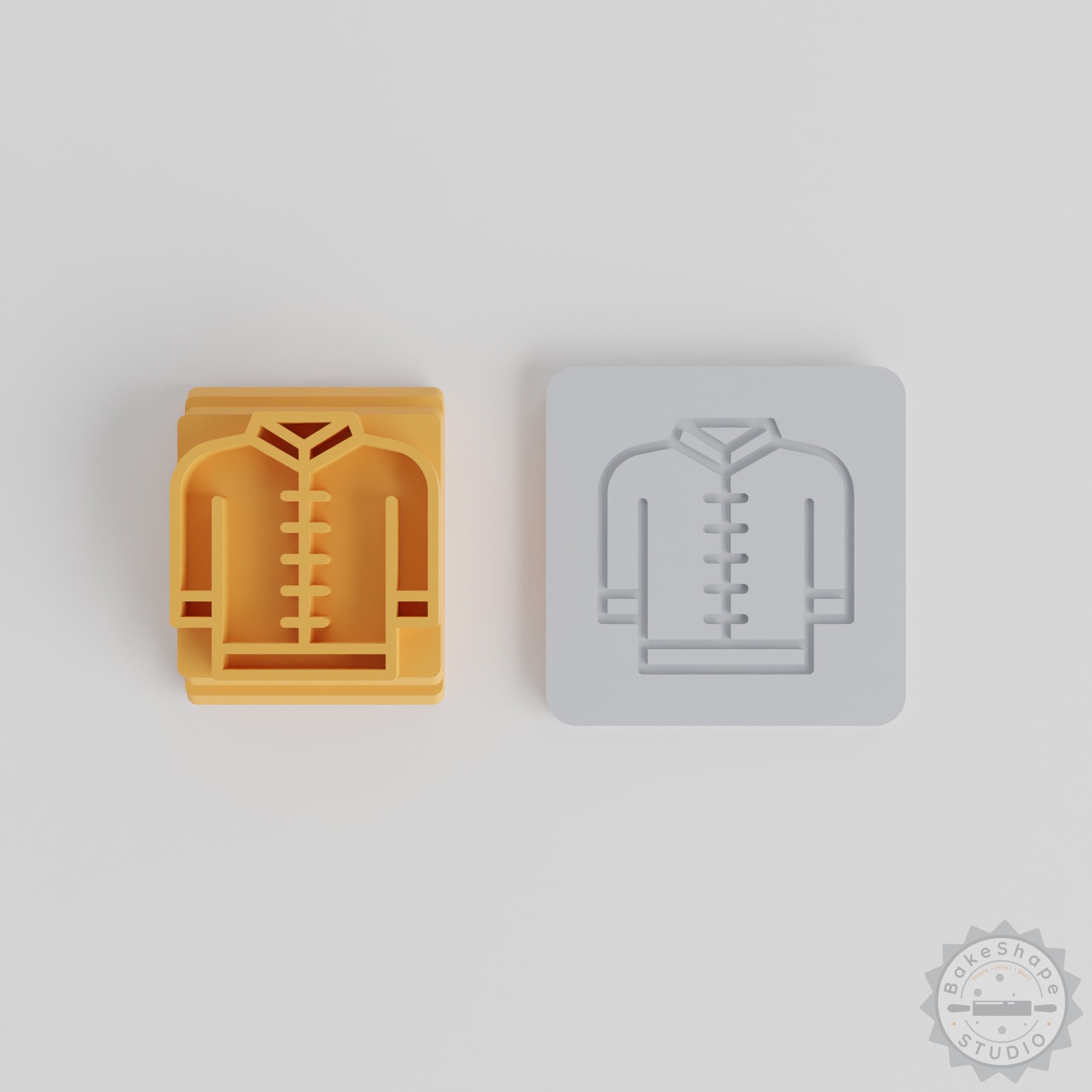Fashion Stamp Tile Set, 5 Designs, for Clay Cookies Fondant, 20-40mm Motif Sizes