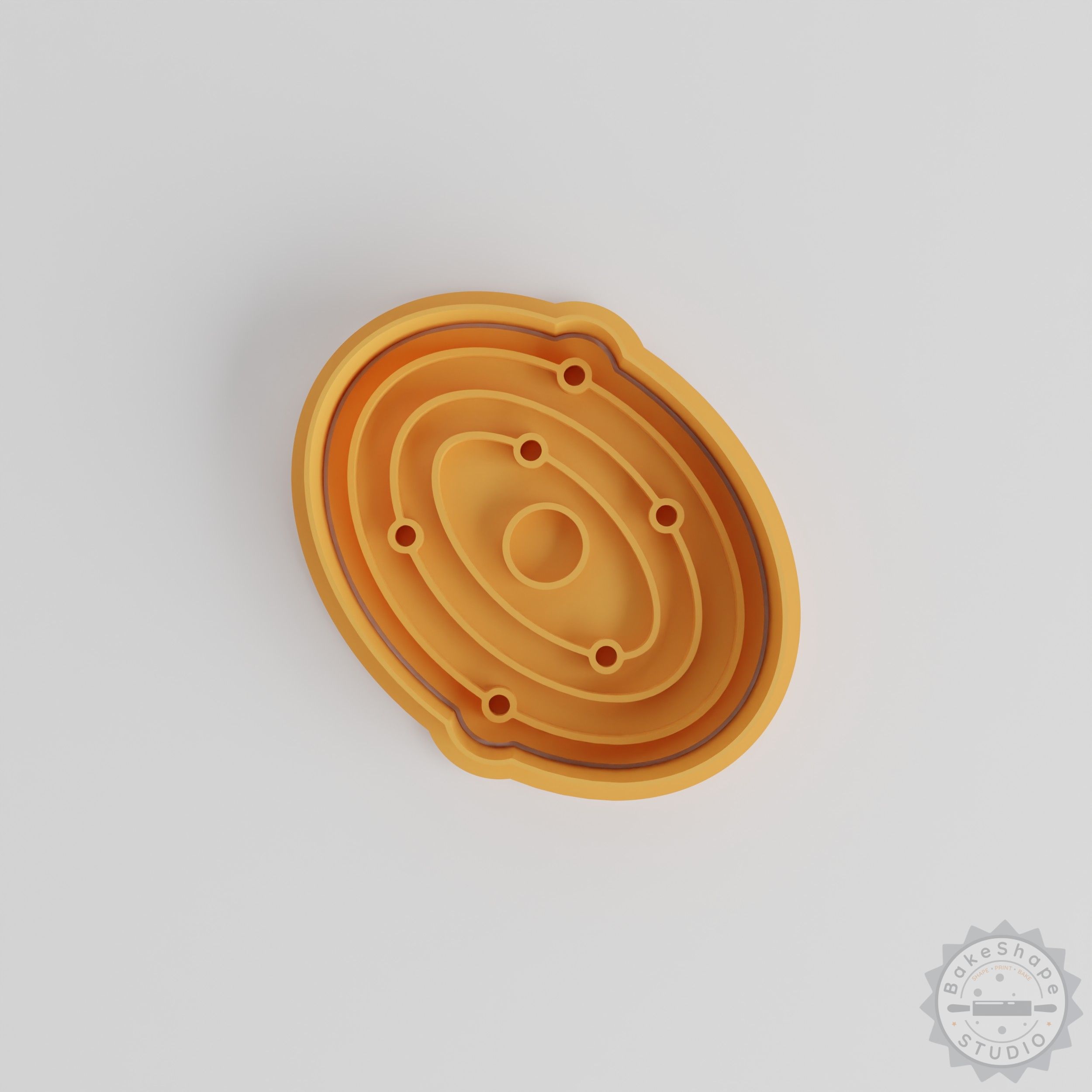 Galaxy Shape Cutter & Stamp Set, Perfect for Cookies & Fondant, Includes 3 Sizes, 6 Pieces, Space Theme