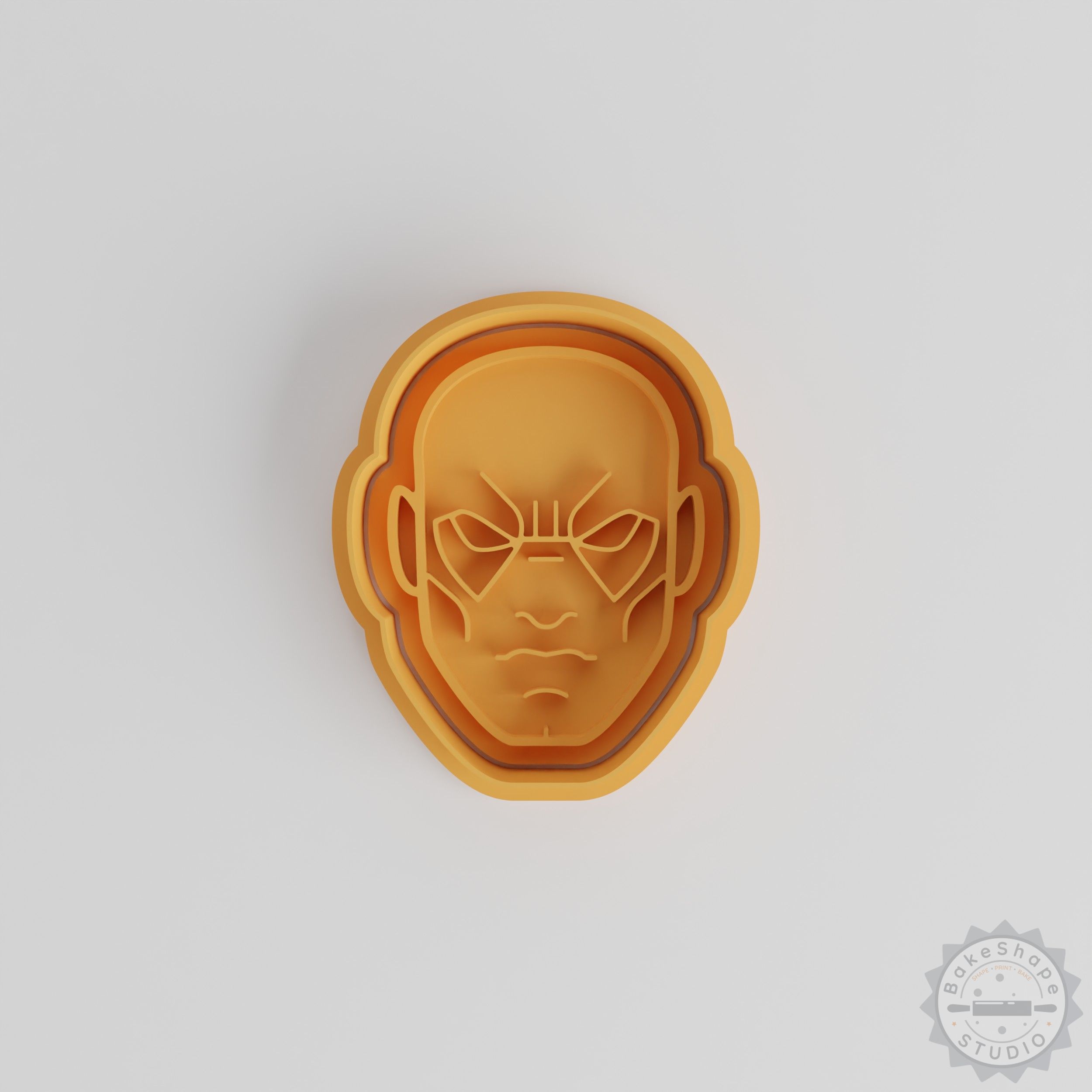 Shape Cutter and Stamp Set, 6-Piece, Cookie and Fondant Tools, S/M/L Sizes, Intergalactic Warrior Design