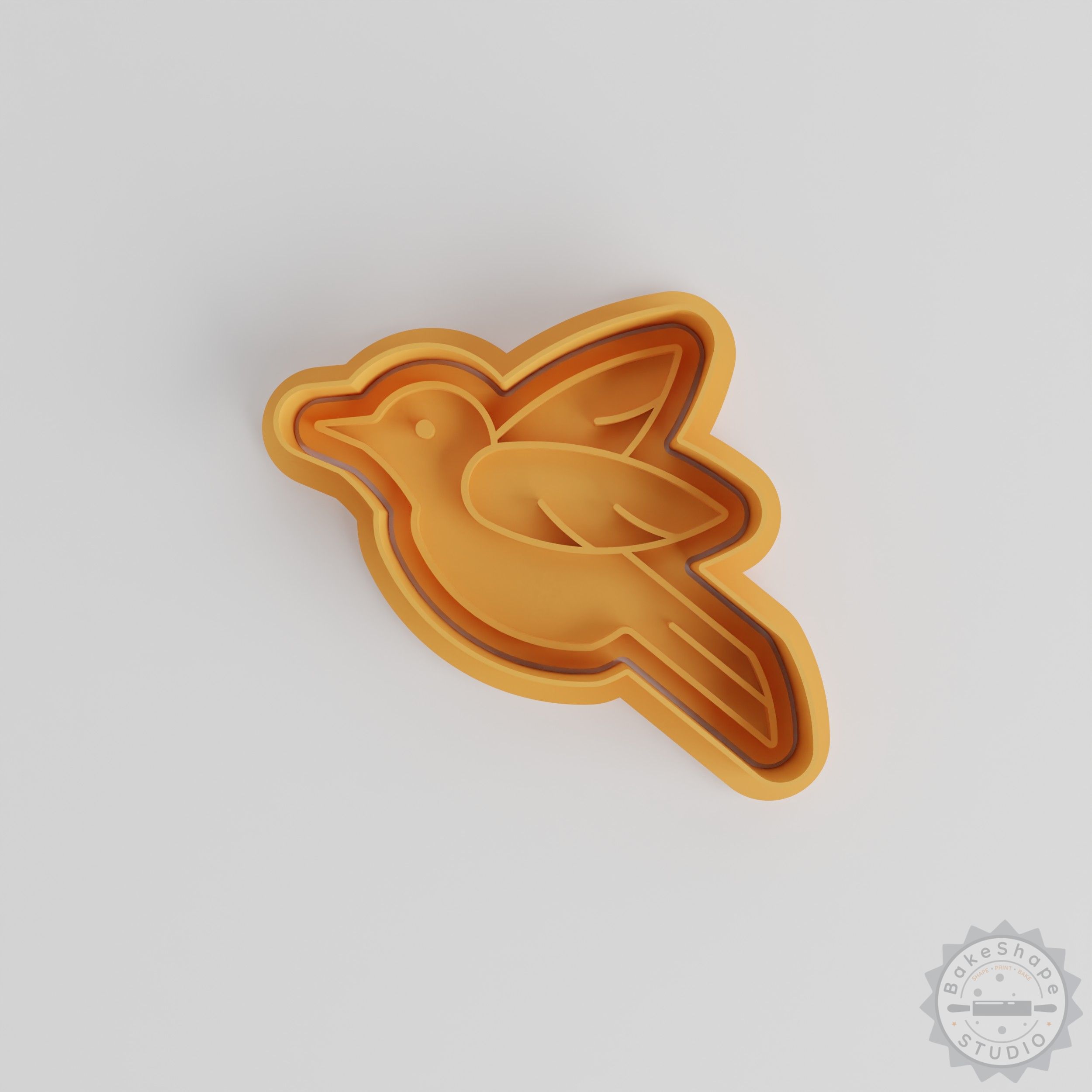 Bluebird Cookie Cutter and Stamp Set, 6 Pieces, S/M/L Sizes, Perfect for Fondant, Animal Design