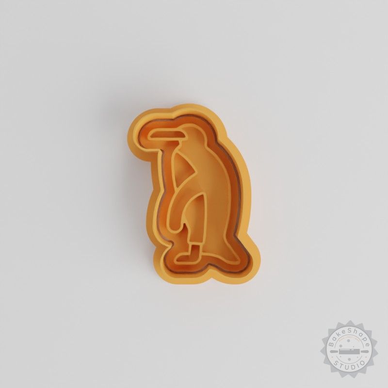 Penguin Shape Cutter and Stamp Set, Perfect for Cookies & Fondant, 3 Sizes, 6 Pieces