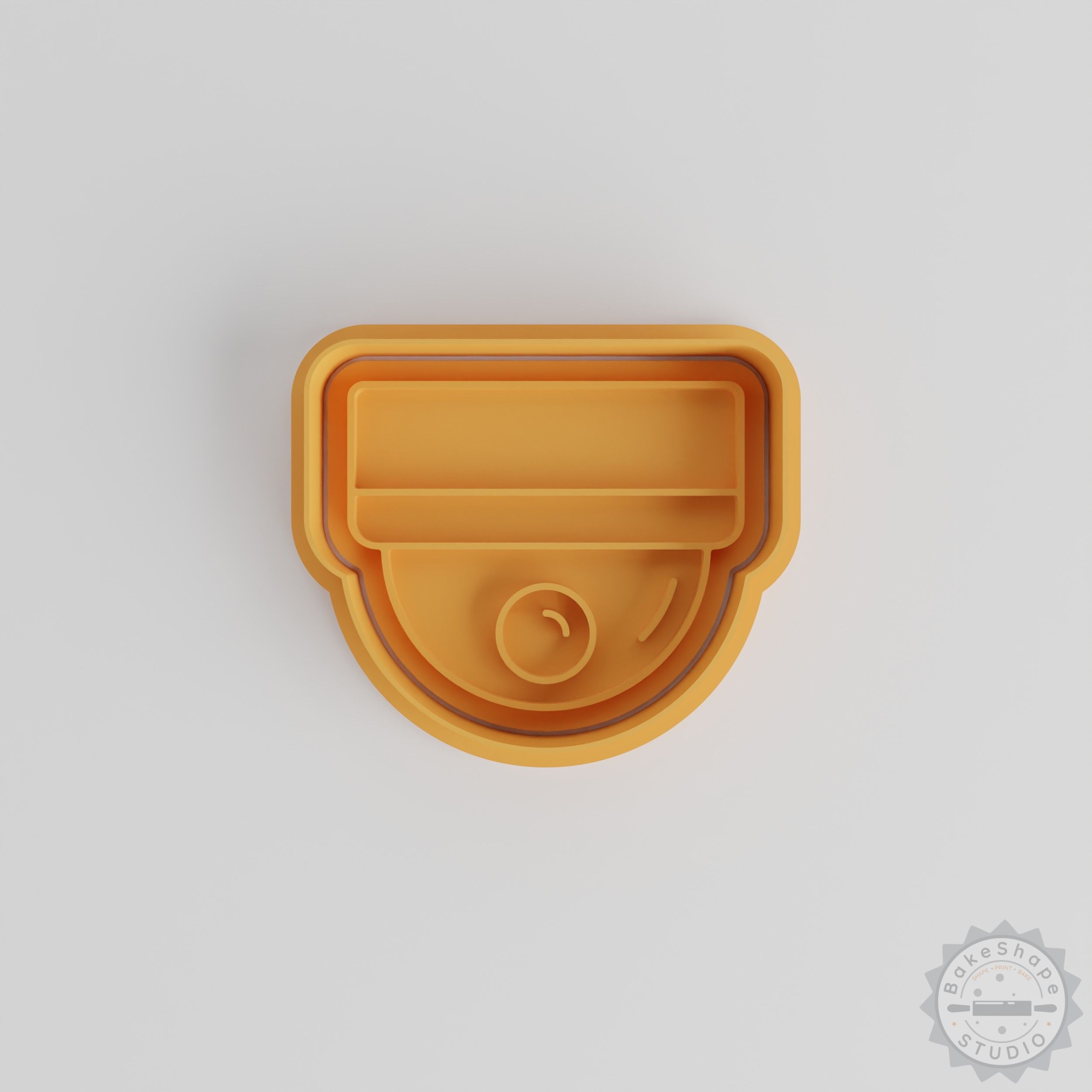 Round Security Camera Set, CCTV Surveillance, Multi-Size Shape Cutter & Stamp for Cookies