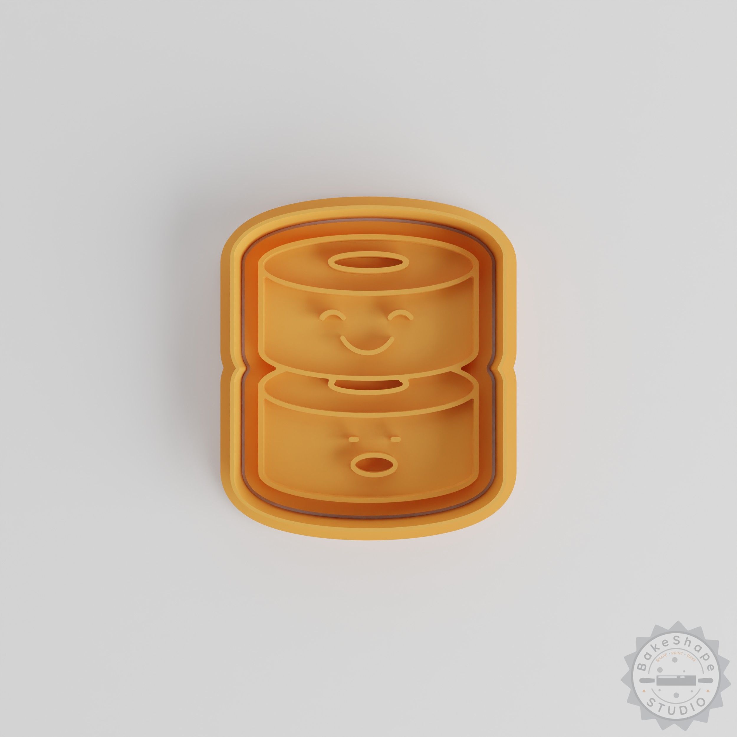 Kawaii Sushi Cookie Cutter and Stamp Set, 6-Piece, S/M/L Sizes, Perfect for Fondant and Cookies