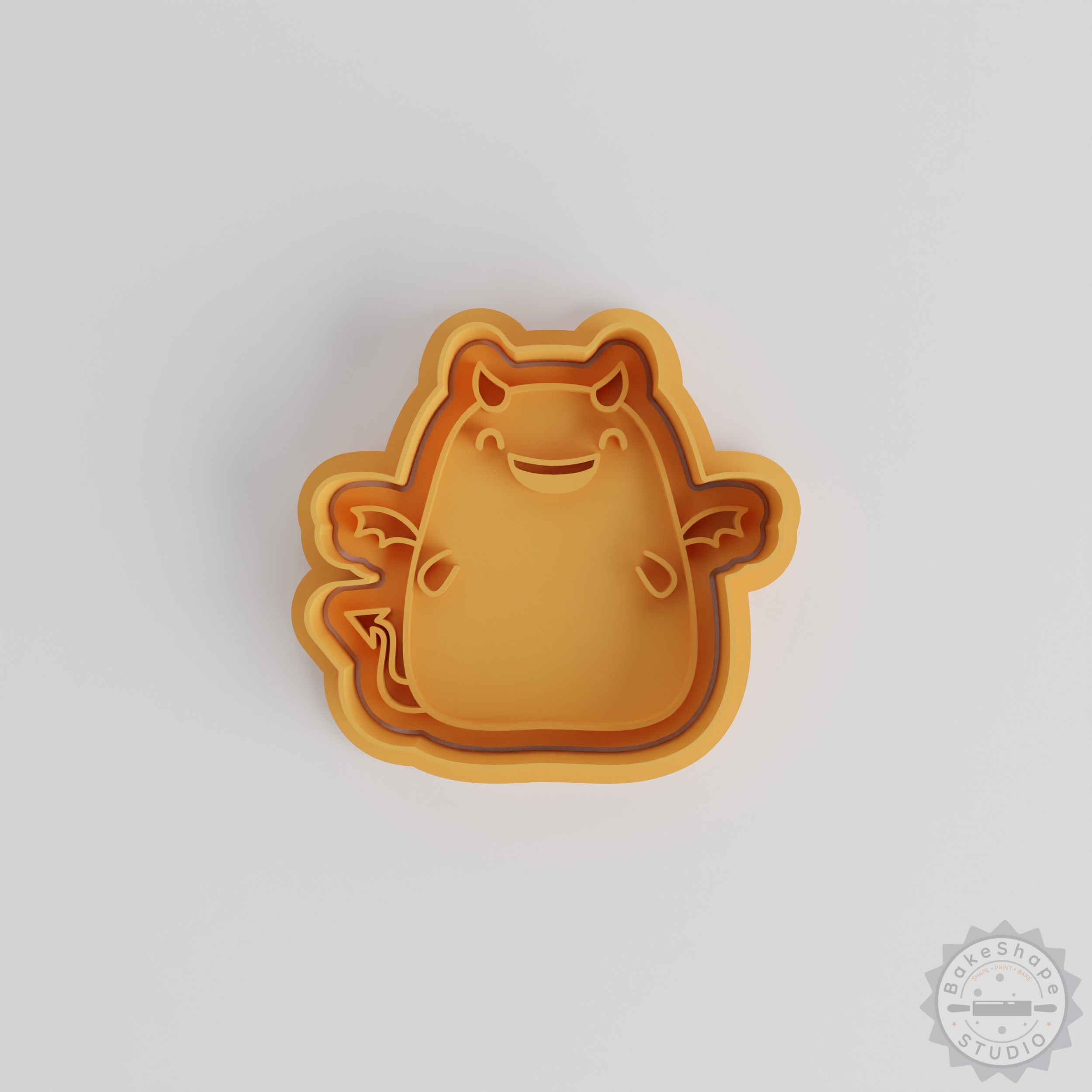 Smile Shape Cookie Cutter and Stamp Set, 6-Piece, Happy Face Designs in S/M/L Sizes