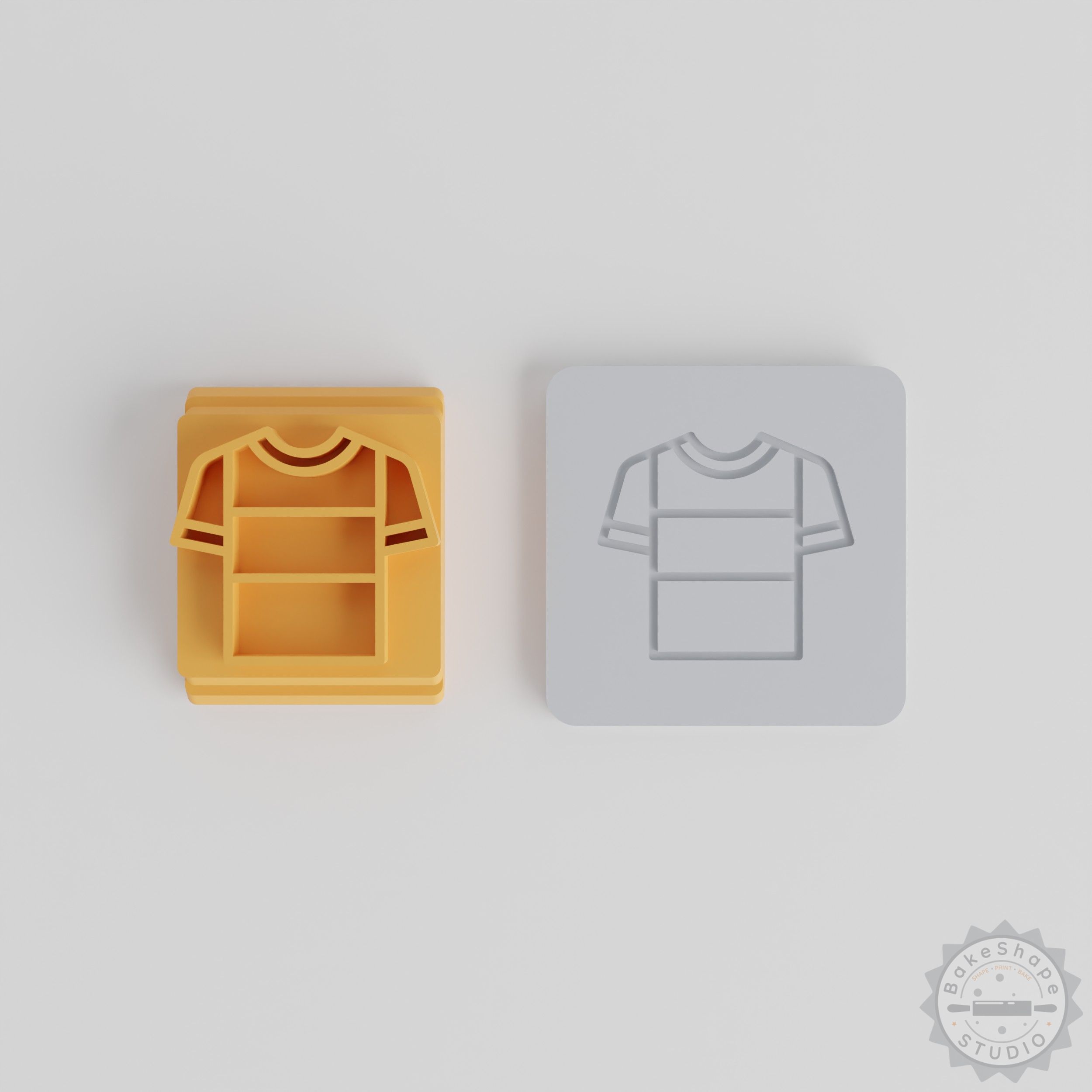Soccer Jersey Stamp Tile Set, 5 Pieces, Perfect for Clay, Cookies & Fondant