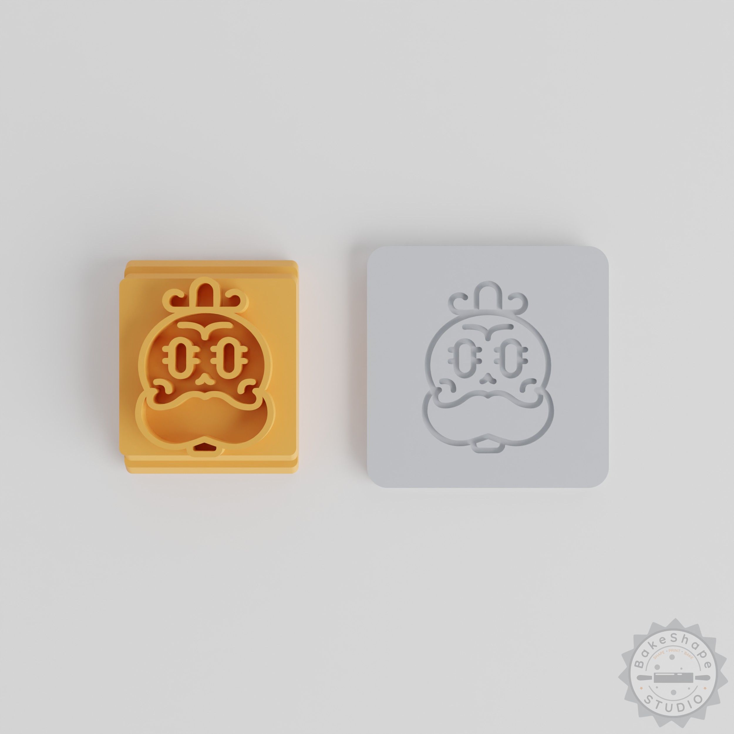 Skull Stamp Tile Set, 5 Sizes, Perfect for Clay Cookies Fondant, Day of the Dead Design