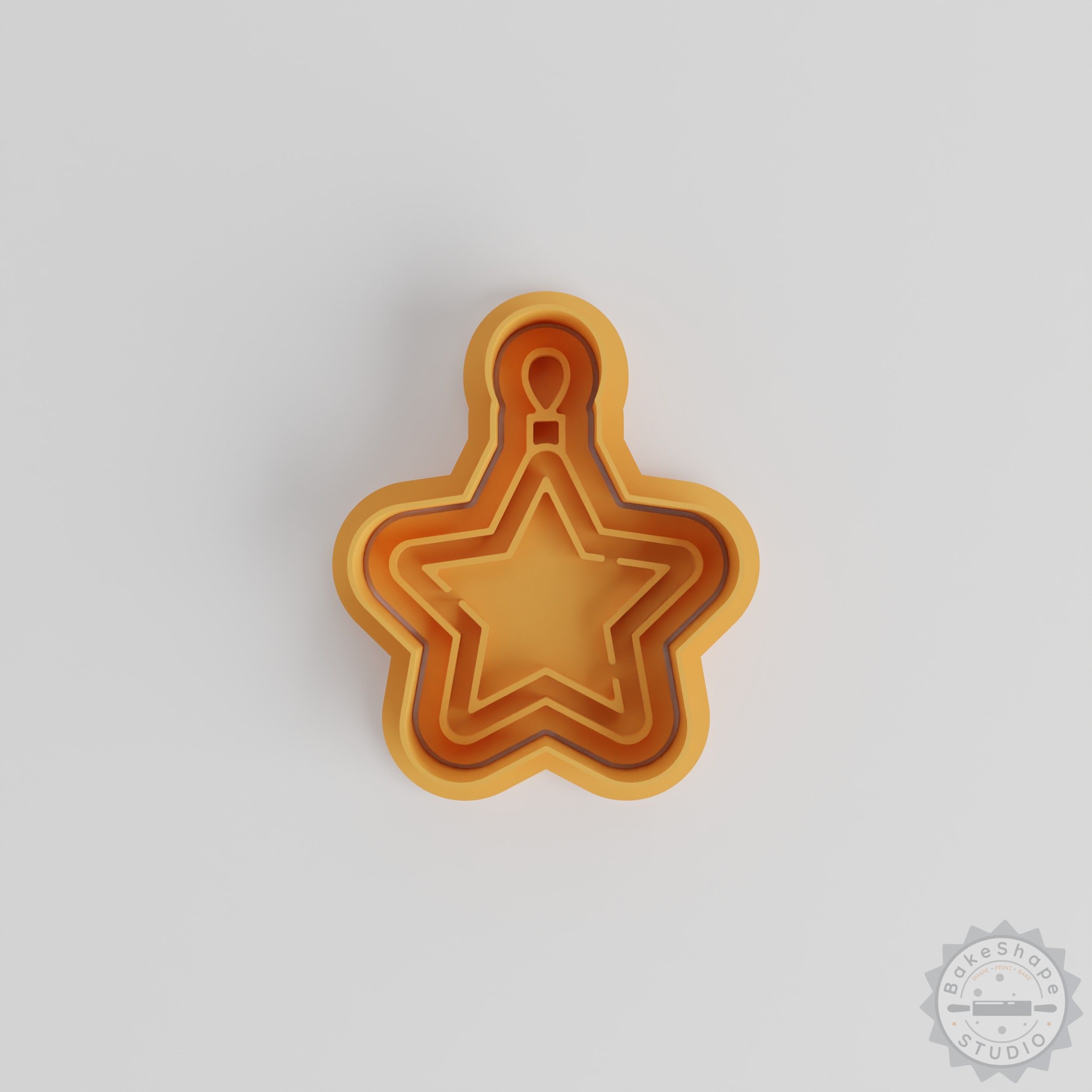 Christmas Tree Toy Cookie Cutter & Stamp Set, Festive Ornament Molds, 3 Sizes, 6 Piece Holiday Decoration Pack