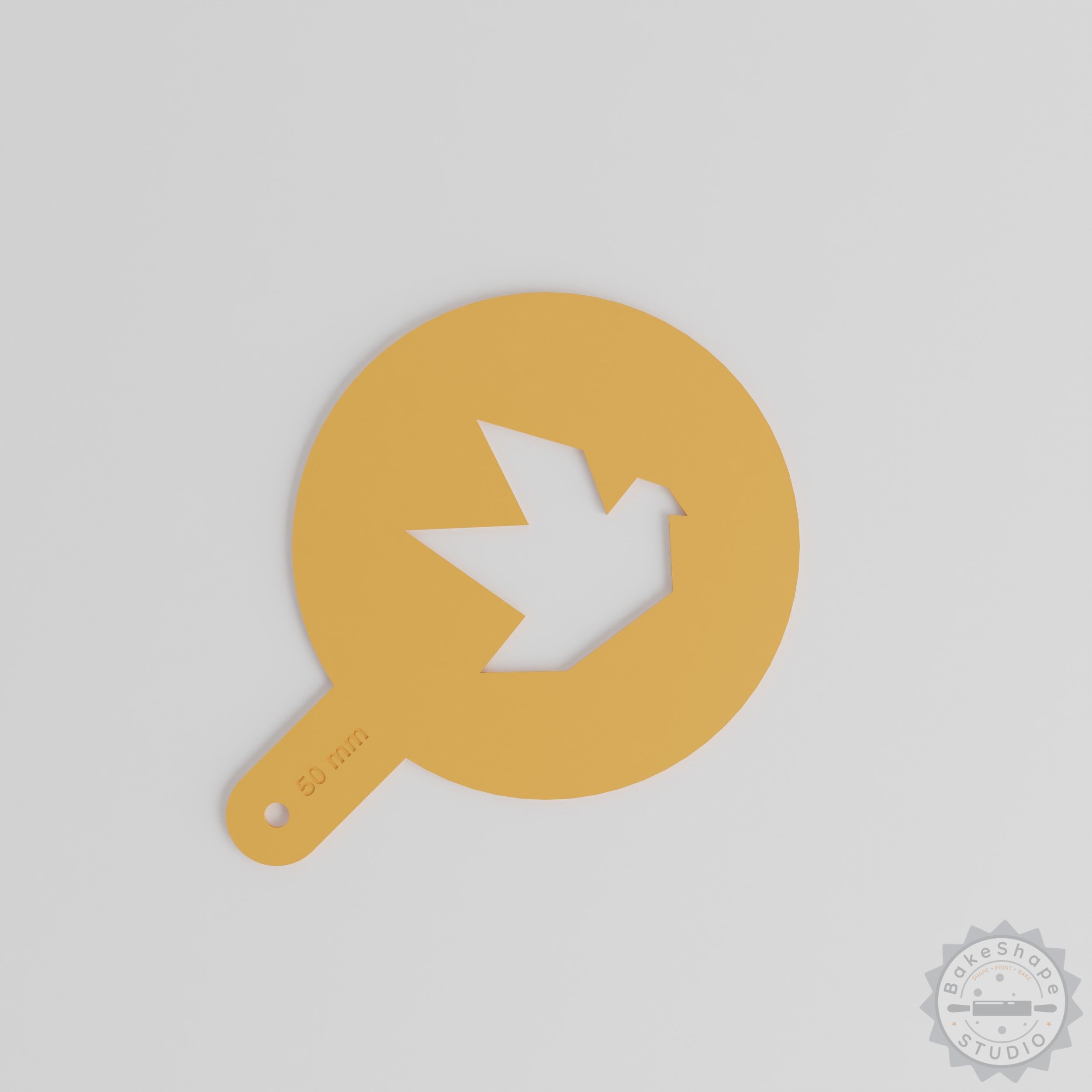 Dove Art Stencil Set, 5 Sizes, Compatible with Cocoa, Edible Glitter, Paint for Latte and Decor